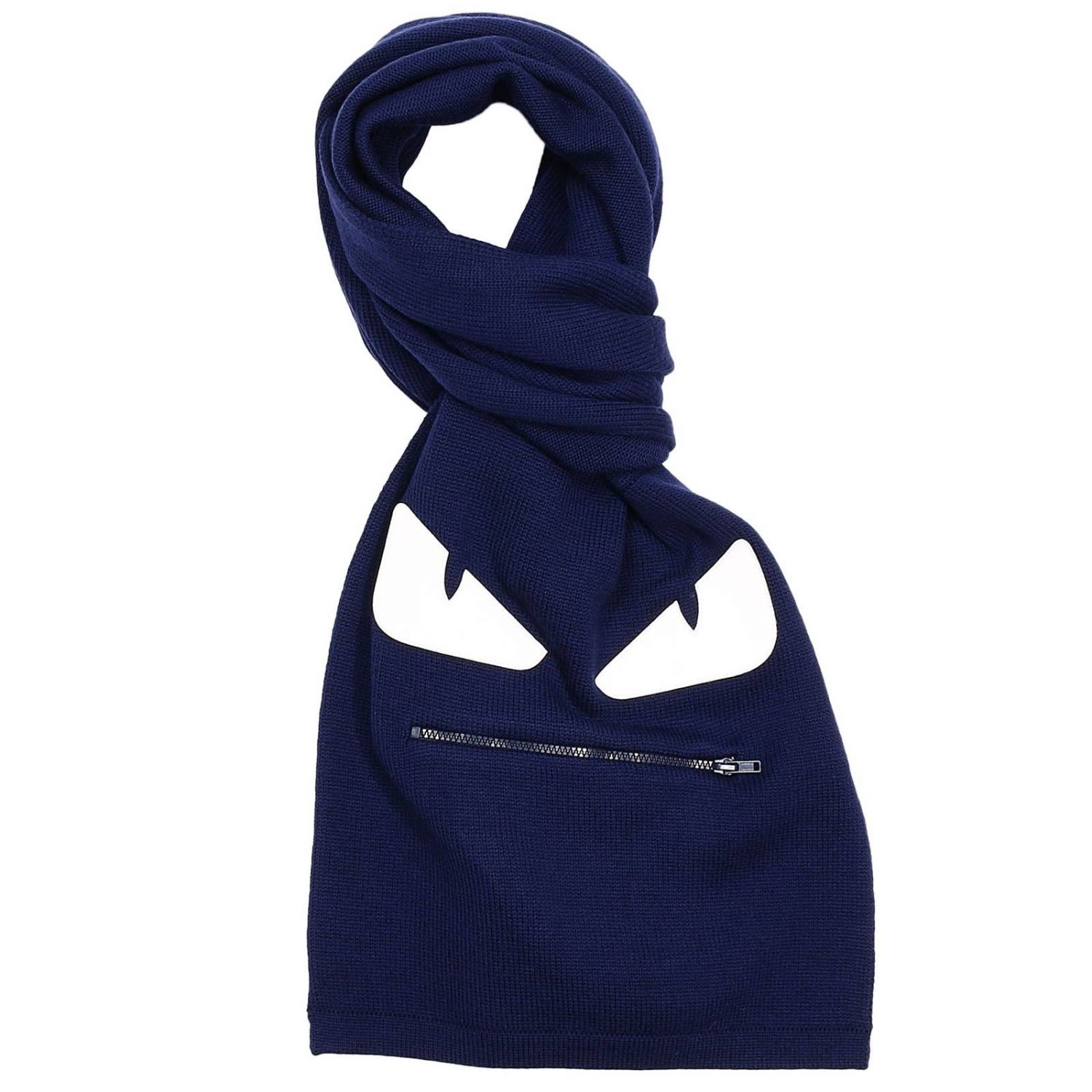 fendi blue scarf
