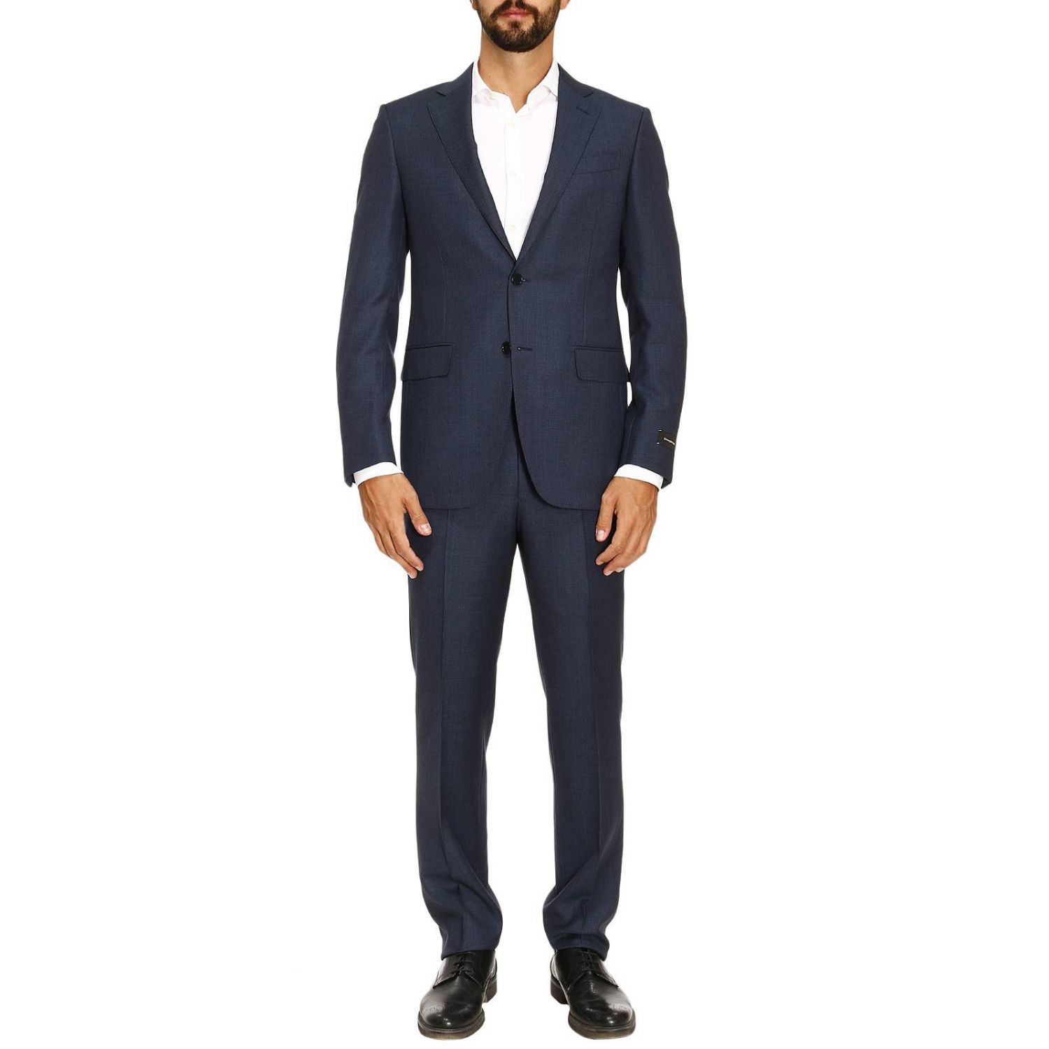 Ermenegildo Zegna Outlet: Suit men | Suit Ermenegildo Zegna Men Blue ...