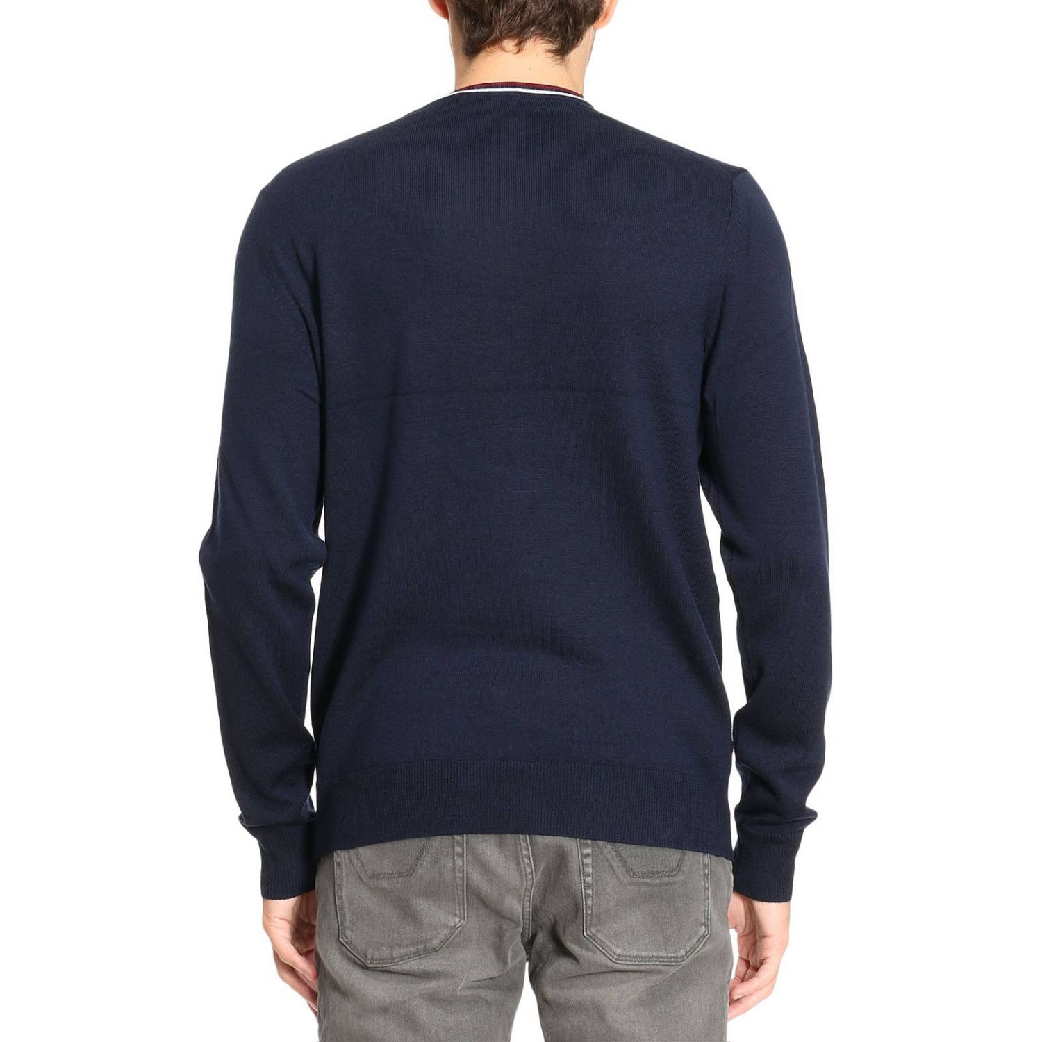 Fred Perry Outlet: Sweater men - Blue | Sweater Fred Perry K7211 GIGLIO.COM