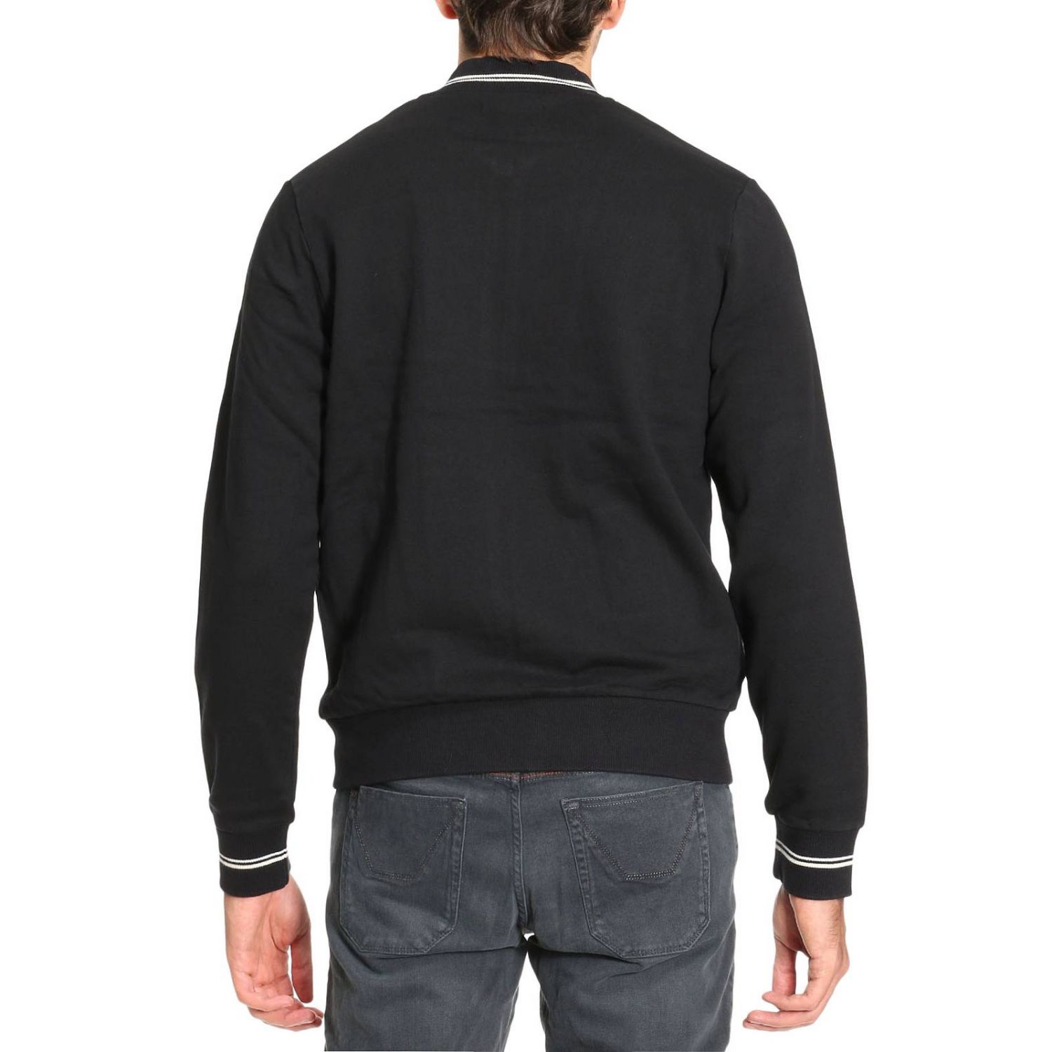 Fred Perry Outlet: Sweater men | Sweatshirt Fred Perry Men Black ...