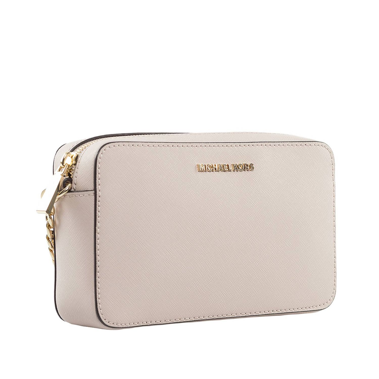 Michael Michael Kors Outlet: Borsa a tracolla Jet Set Travel media in pelle  saffiano - Rosa | Borsa Mini Michael Michael Kors 32T6GTVC6L JET SET TRAVEL  GIGLIO.COM