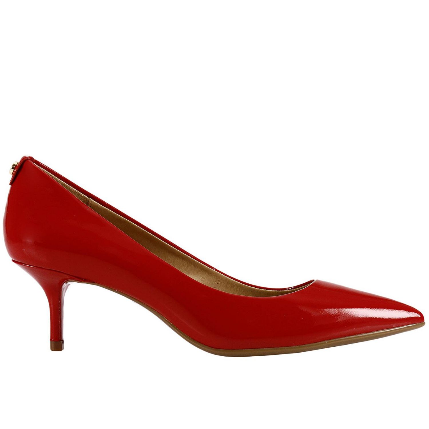 michael kors red patent leather shoes