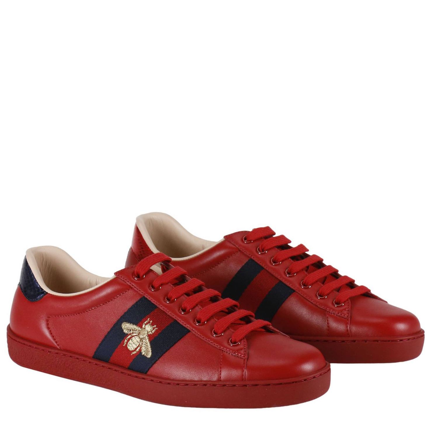 gucci shoes for men red