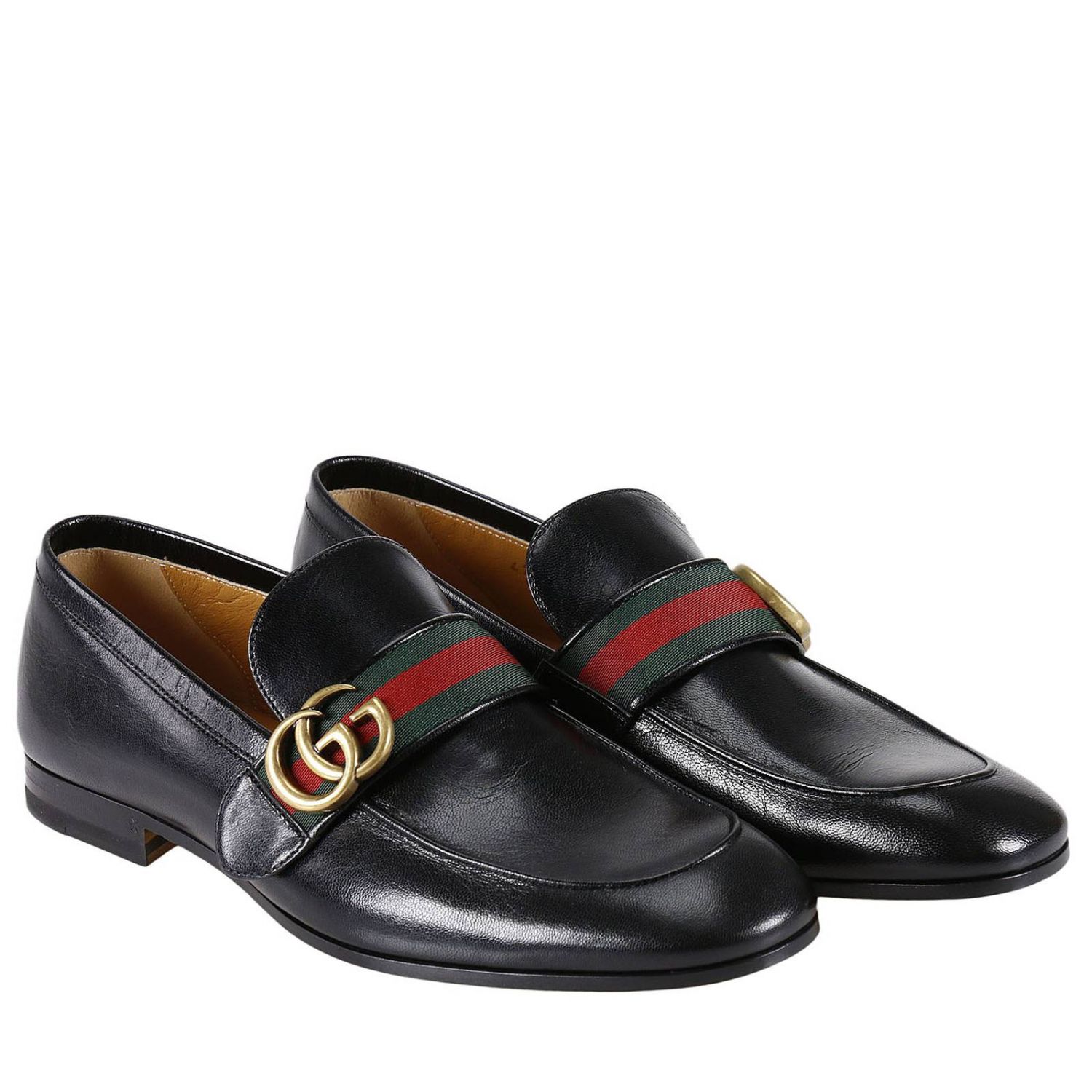 GUCCI: Donnie Loafers with Web detail and 