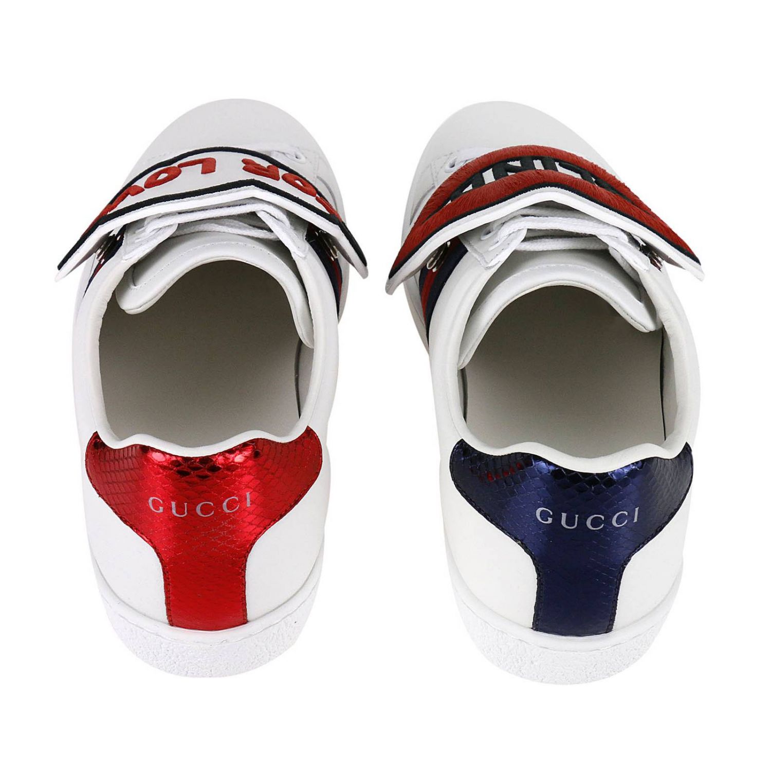 GUCCI SCARPE SNEAKER bassa ace BLIND FOR LOVE Ace con patch staccabili  bianco 41 EUR 430,00 - PicClick FR