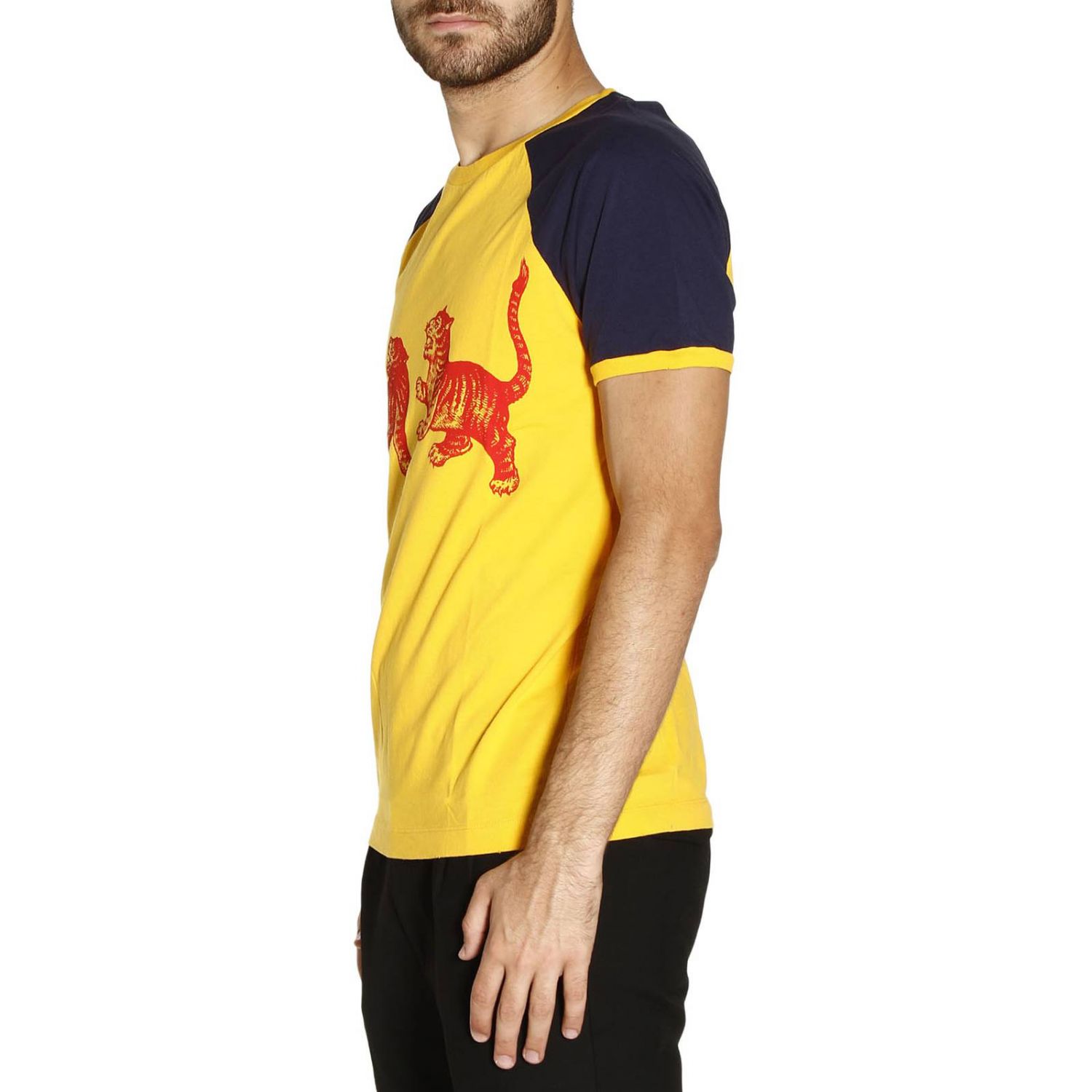 gucci yellow tiger shirt