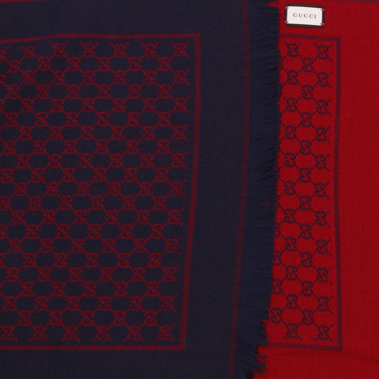 GUCCI: Scarf men | Scarf Gucci Men Blue | Scarf Gucci 473553 4G200 ...