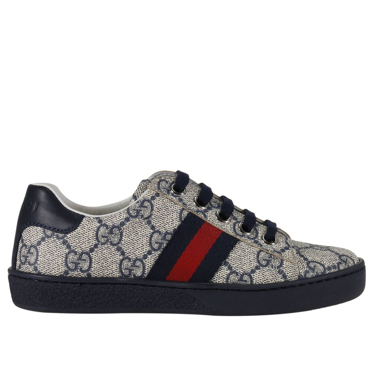 gucci sneakers white and blue