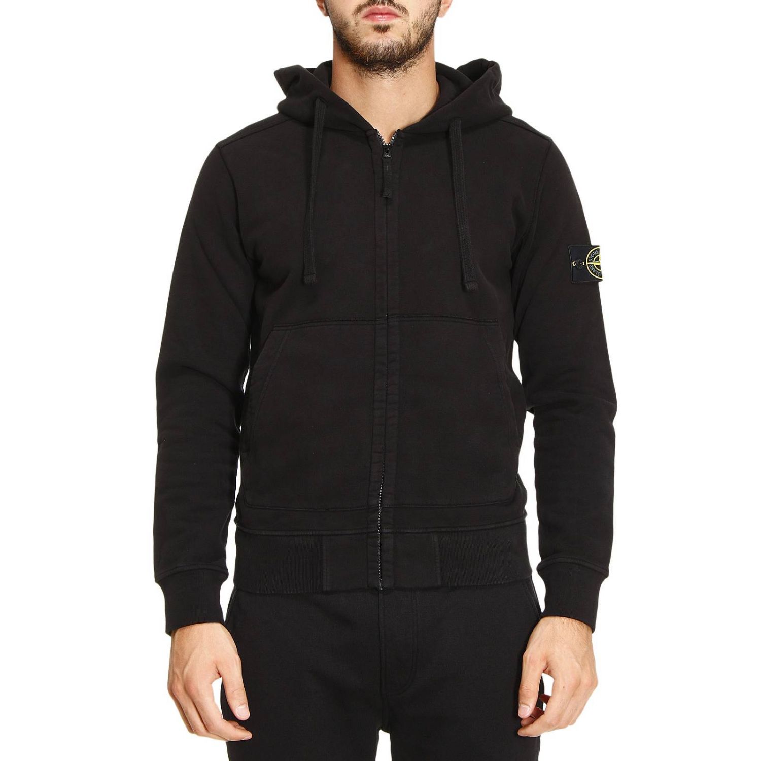 Stone Island Outlet: Sweater men | Sweatshirt Stone Island Men Black ...