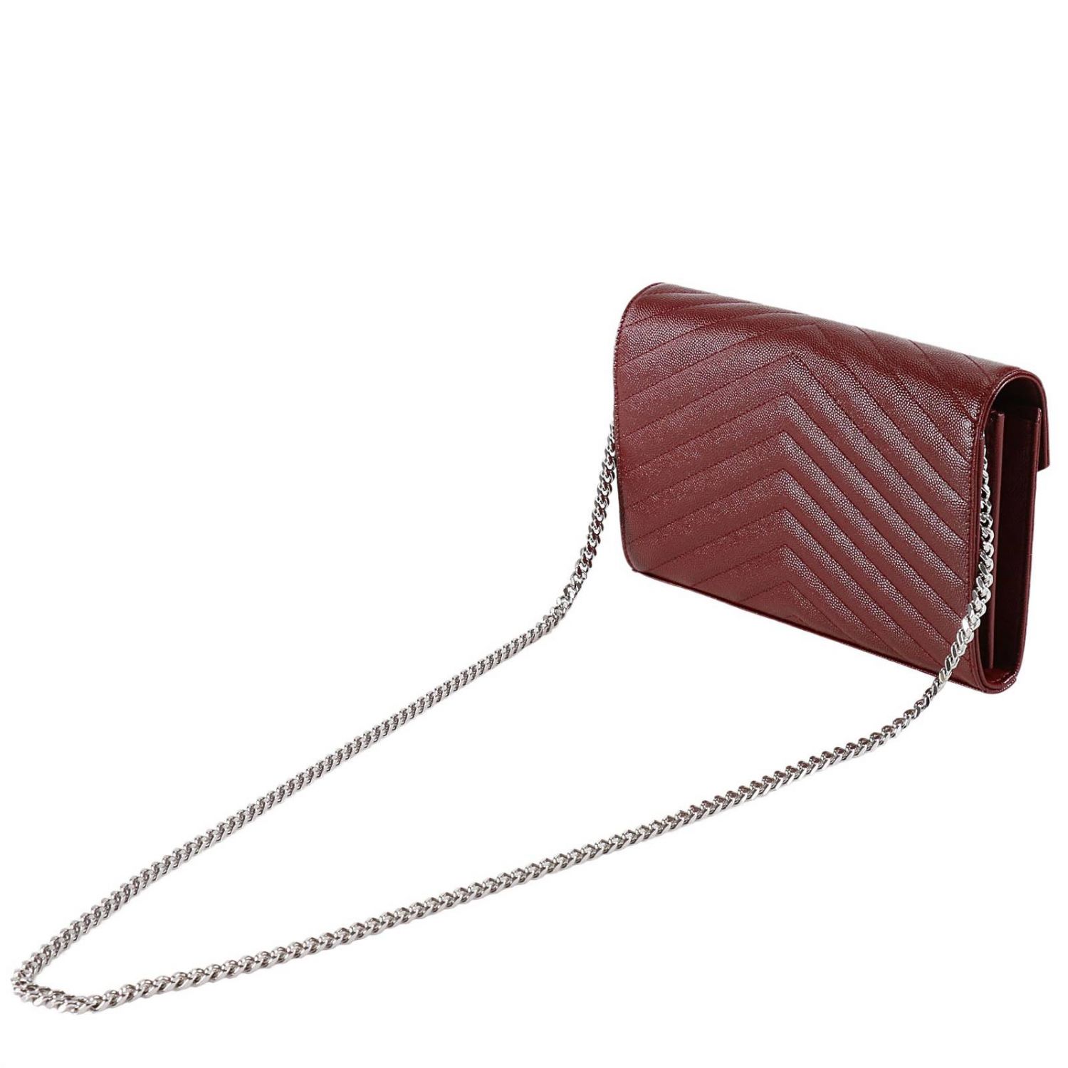 burgundy mini purse