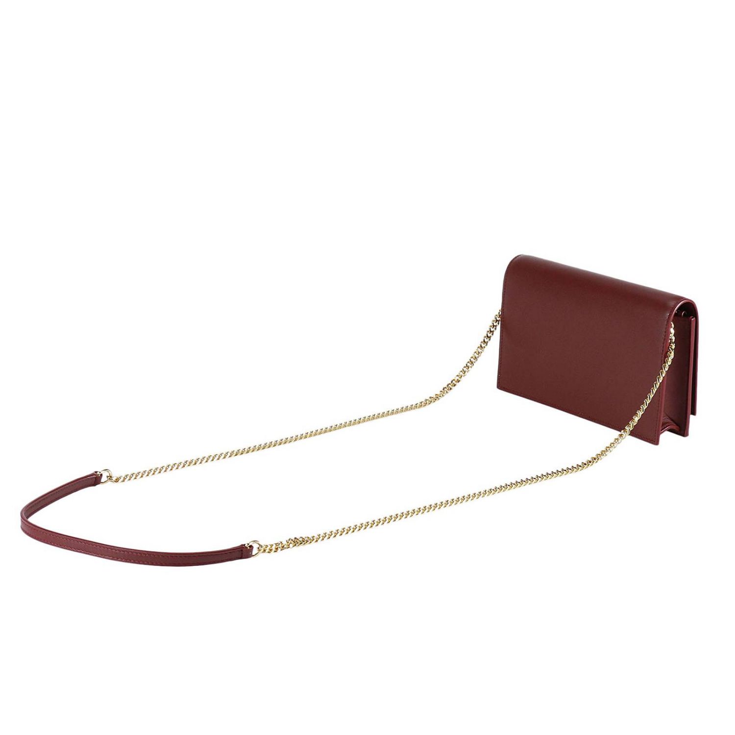 burgundy mini purse