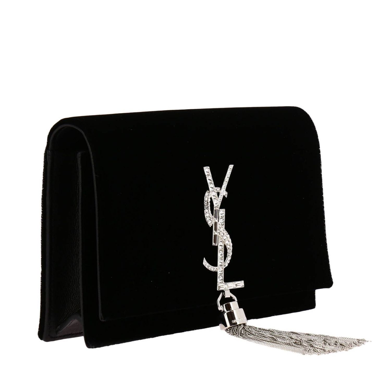 Borse Saint laurent in Velluto Blu - 12575825