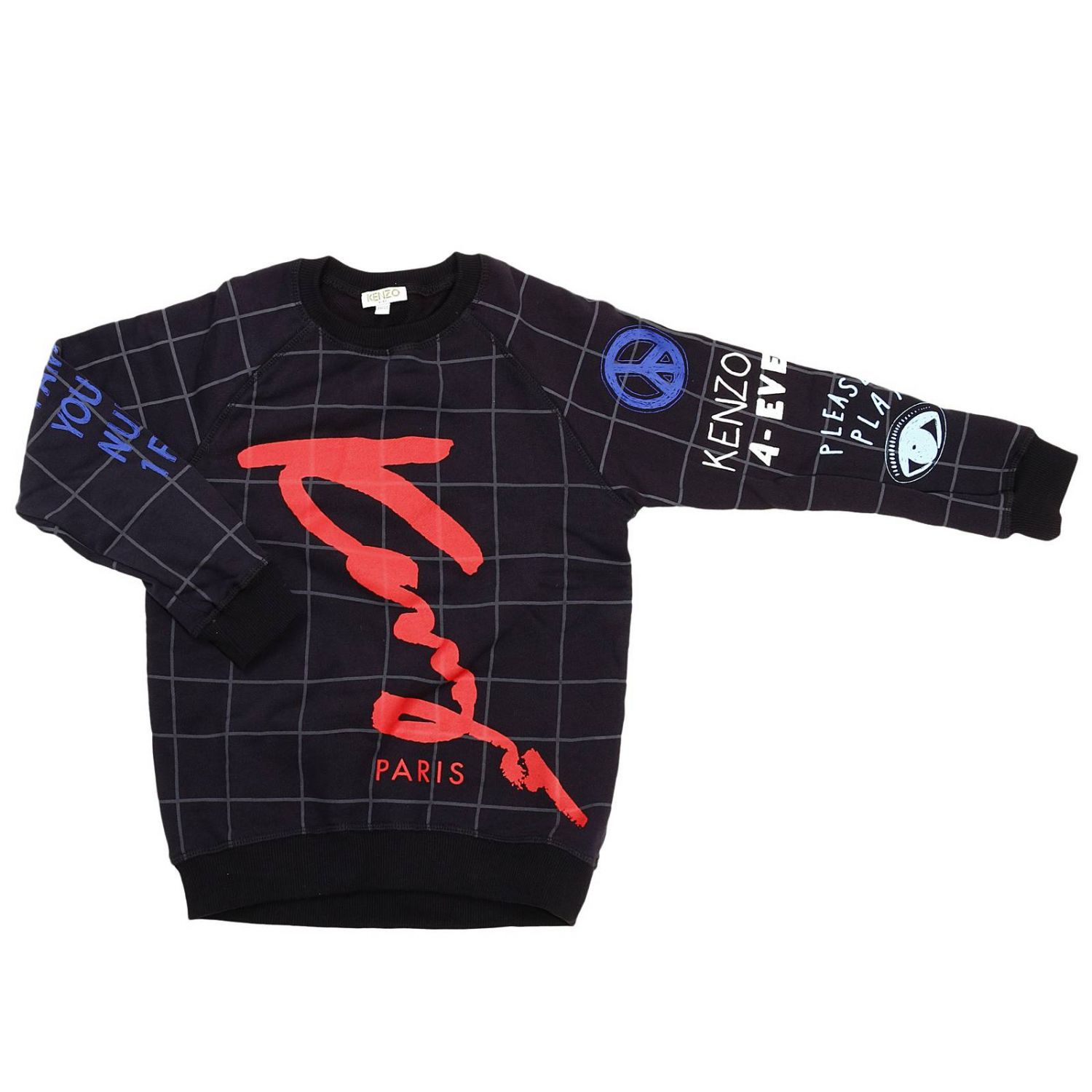 Pullover Kinder Kenzo Junior Pullover Kenzo Junior Kinder Schwarz Pullover Kenzo Junior Kk15618 Giglio De