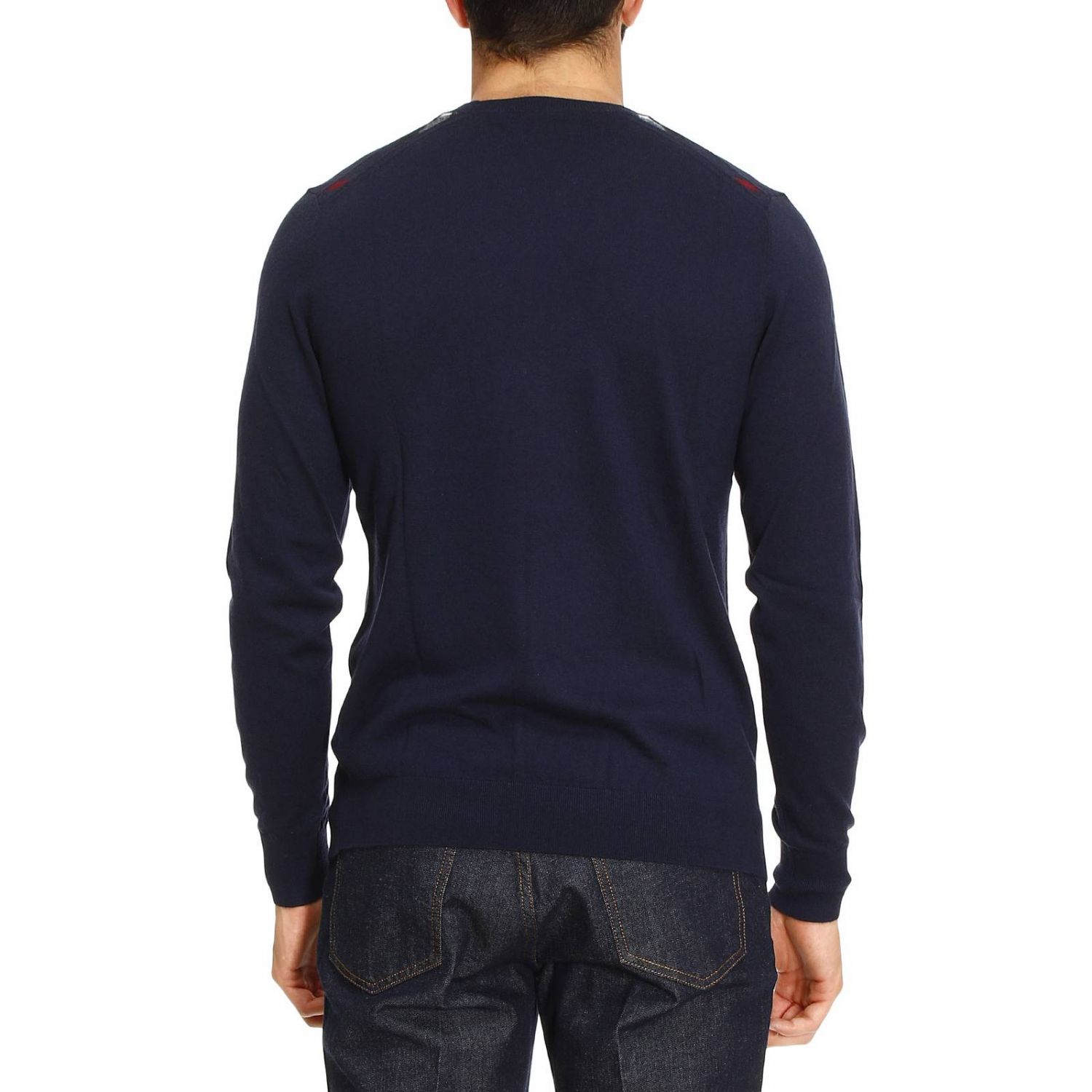 burberry sweater navy