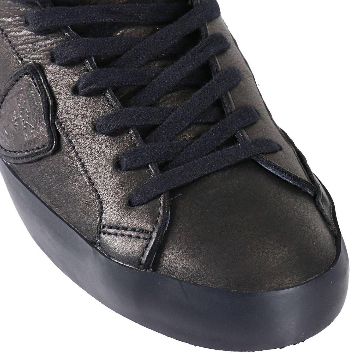 Philippe Model Outlet: Shoes men - Black | Sneakers Philippe Model CLLU ...