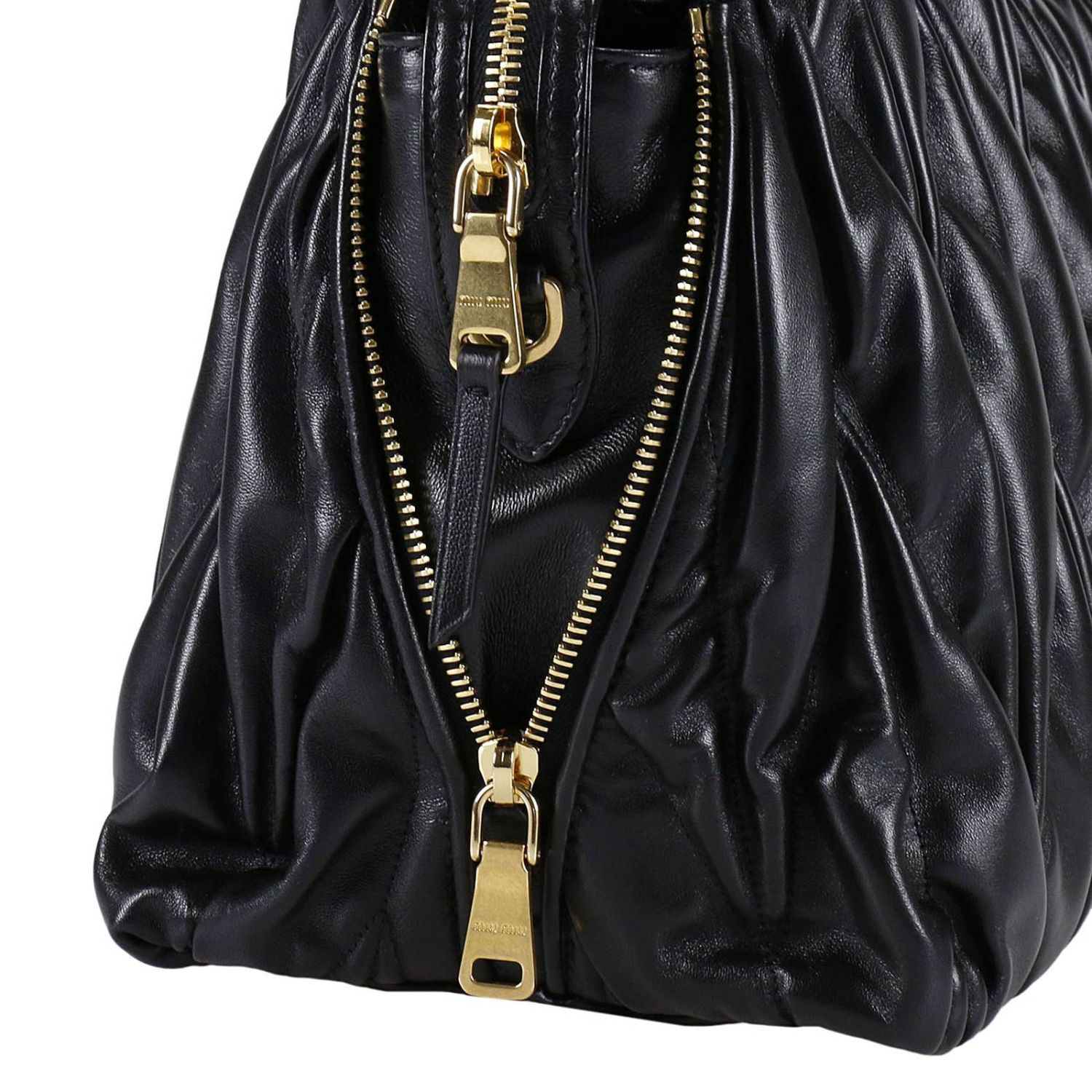 MIU MIU Shoulder bag women Black Handbag Miu Miu 5BB027 N88