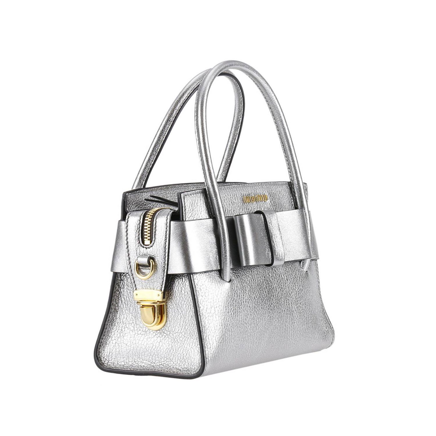 miu miu bag silver