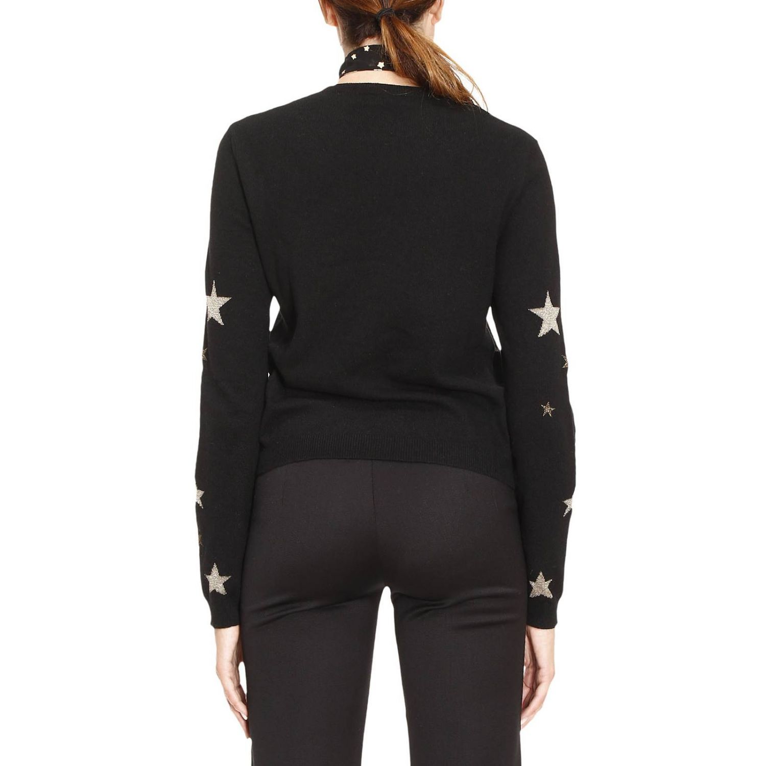 black and red valentino jumper