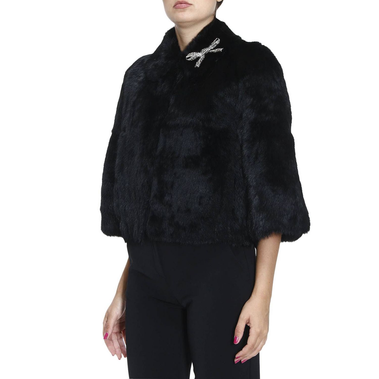 red valentino fur jacket