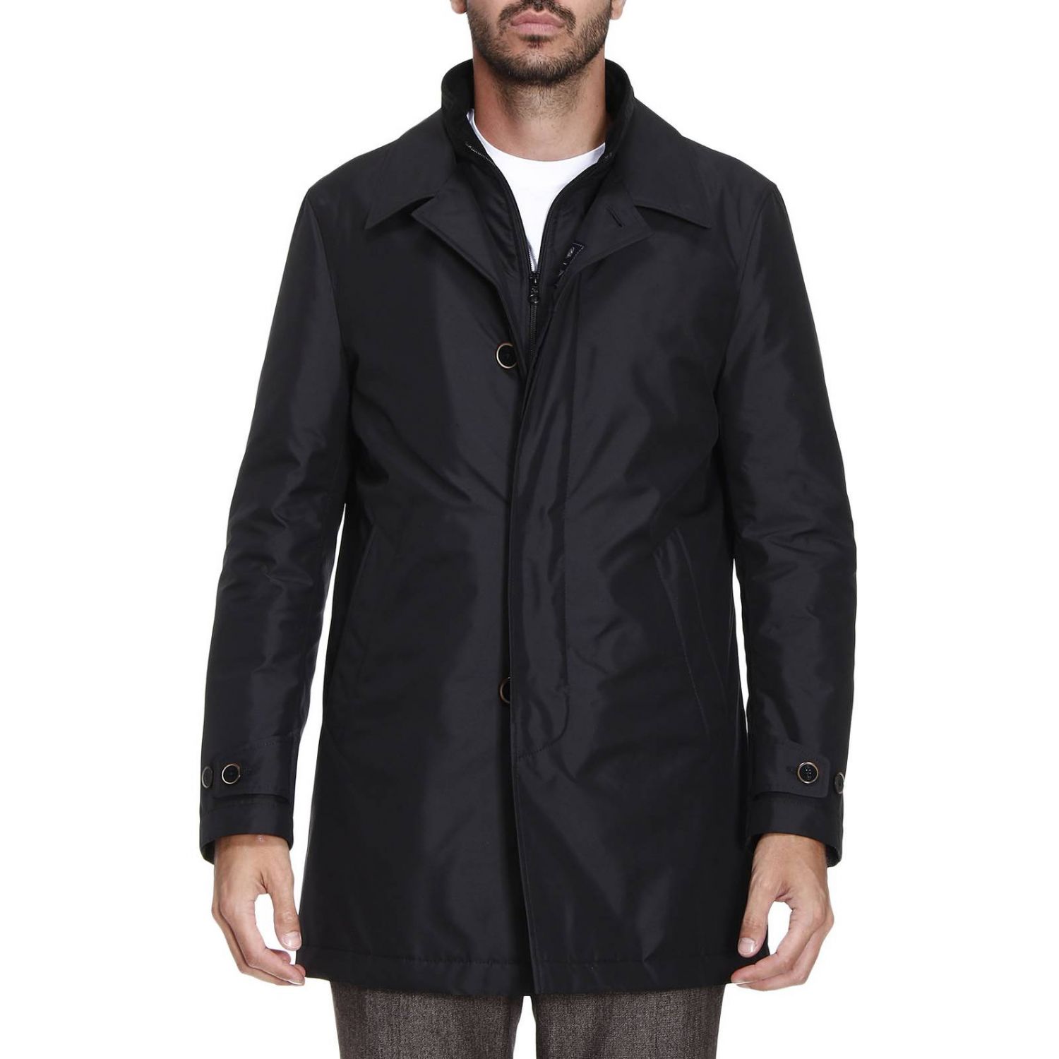 FAY: jacket for man - Black | Fay jacket NAM61350160 AXX online at ...