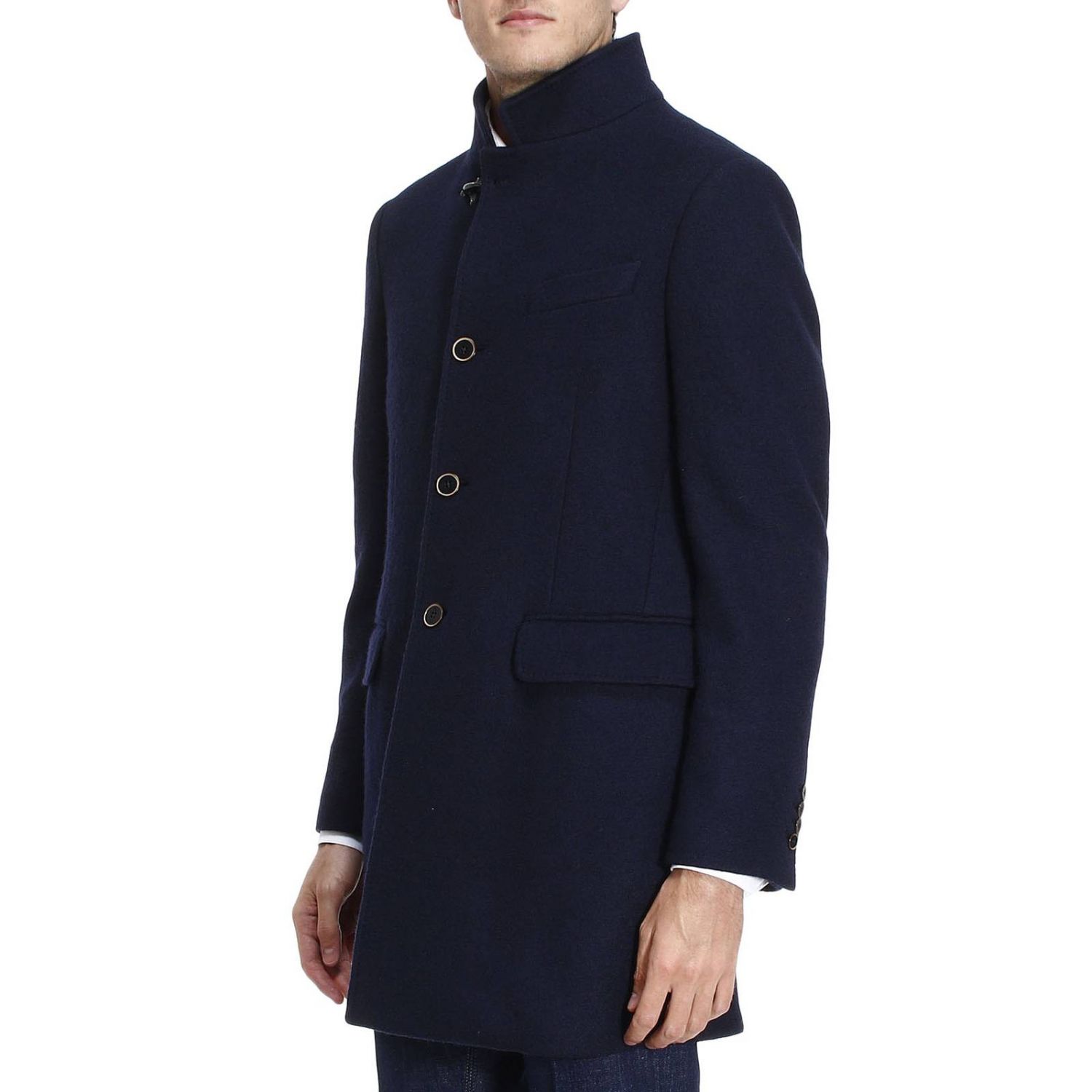 Fay Outlet: Coat men - Blue | Coat Fay NAM5435061J OPH GIGLIO.COM