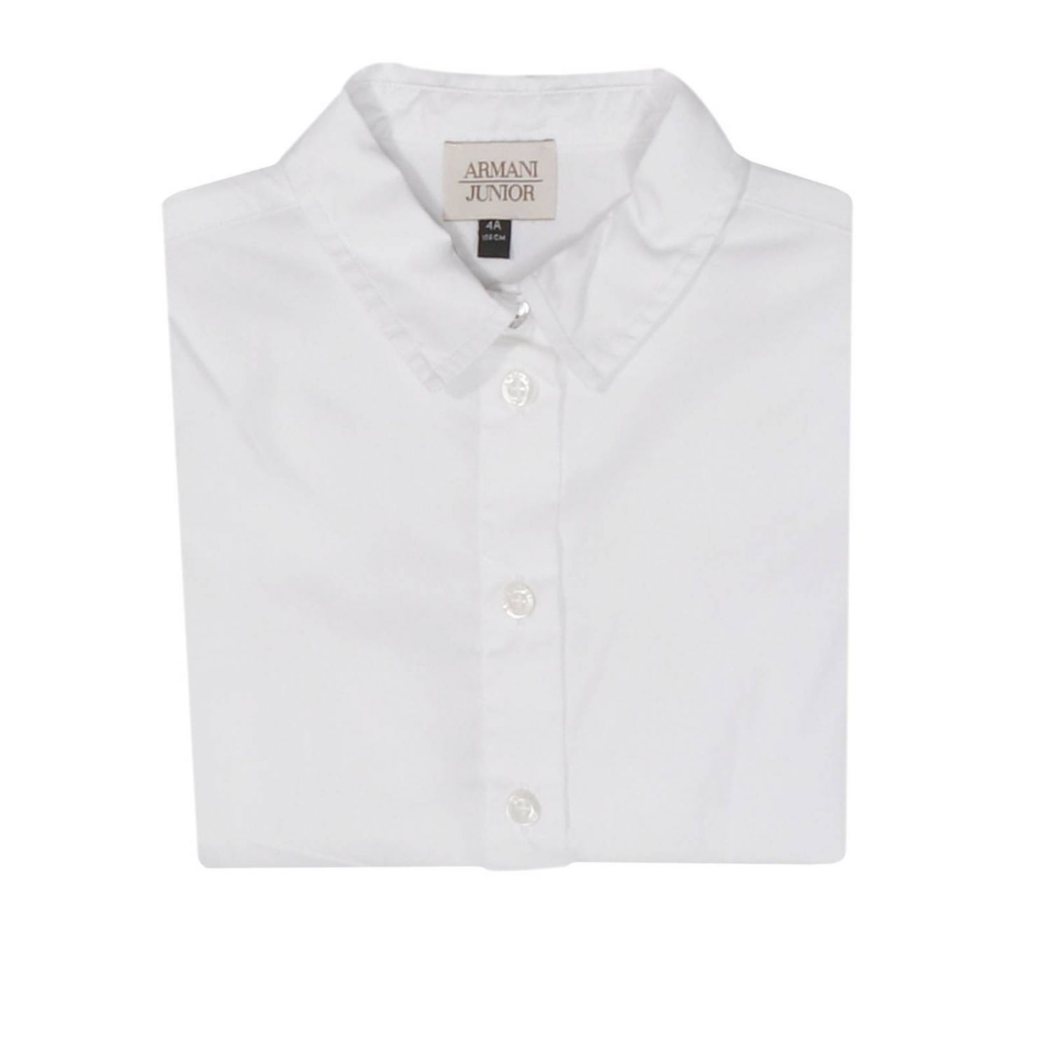 Armani Junior Outlet Shirt kids Shirt Armani Junior Kids White