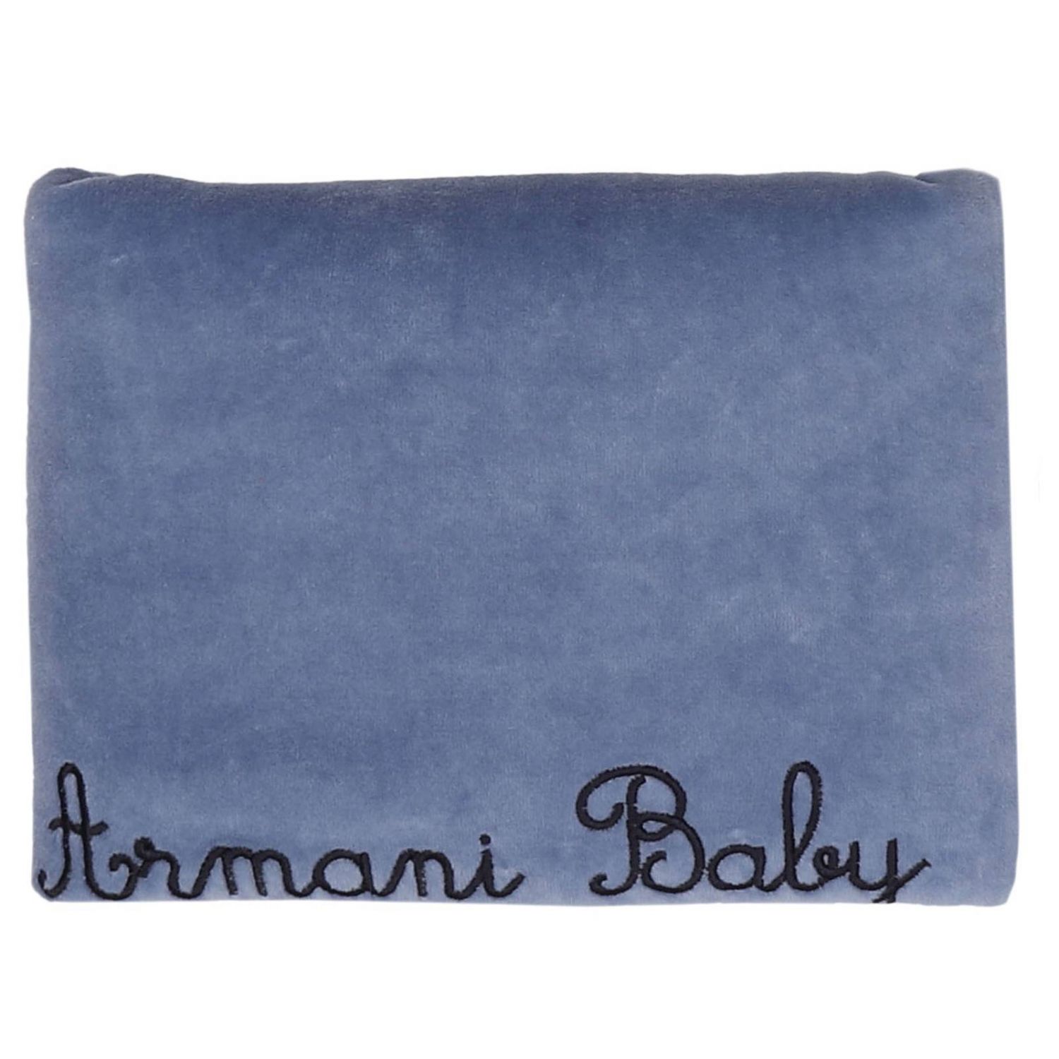 Armani Junior Outlet Blanket kids Blanket Armani Junior Kids Yellow Cream Blanket Armani