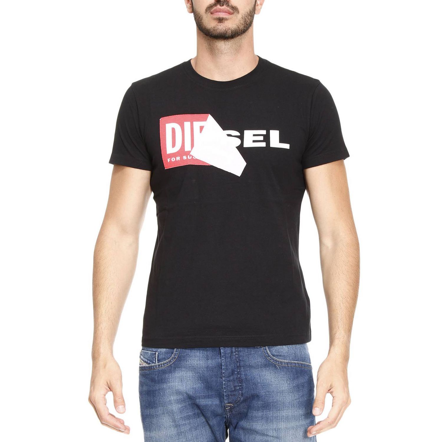 Diesel Outlet Tshirt men TShirt Diesel Men Black TShirt Diesel