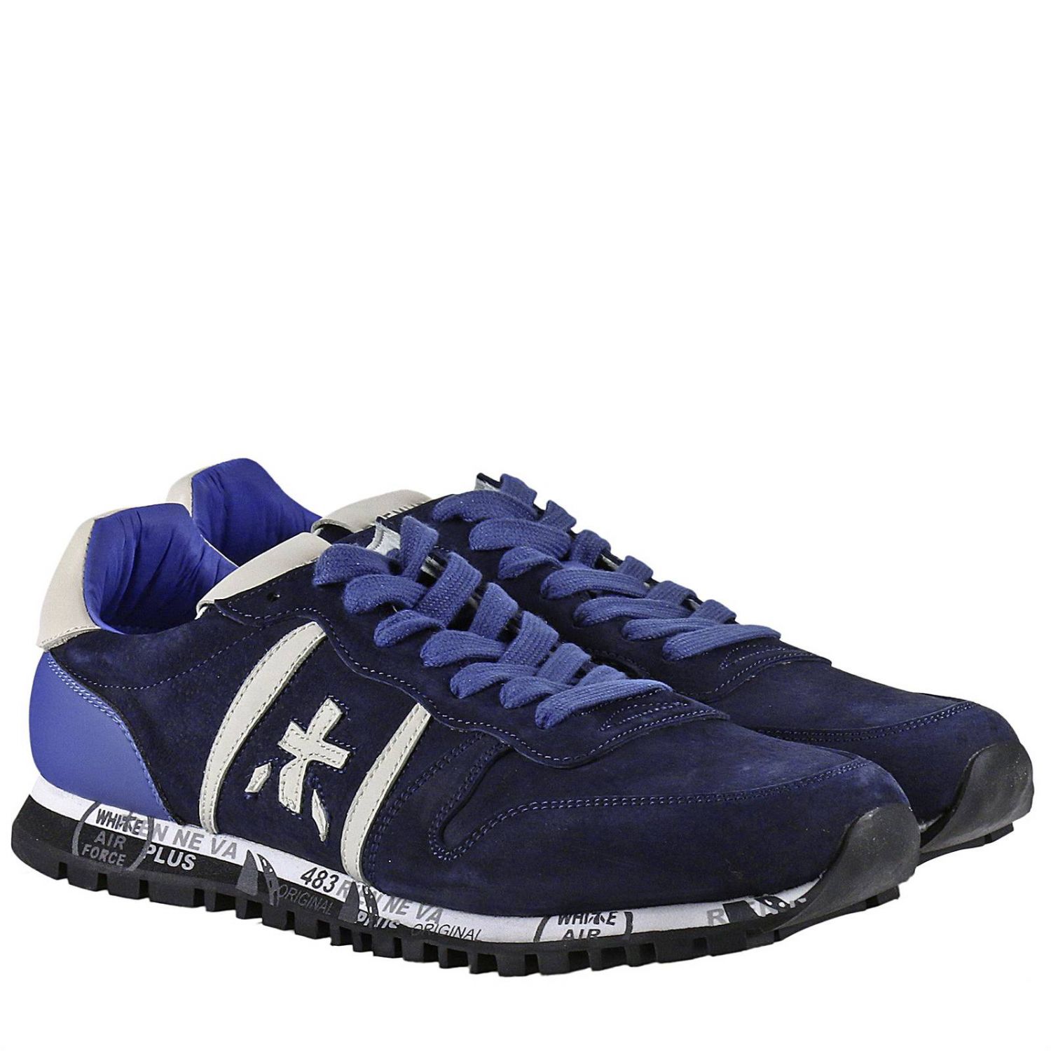 Premiata Outlet Zapatos hombre Zapatillas Premiata Hombre Royal Blue