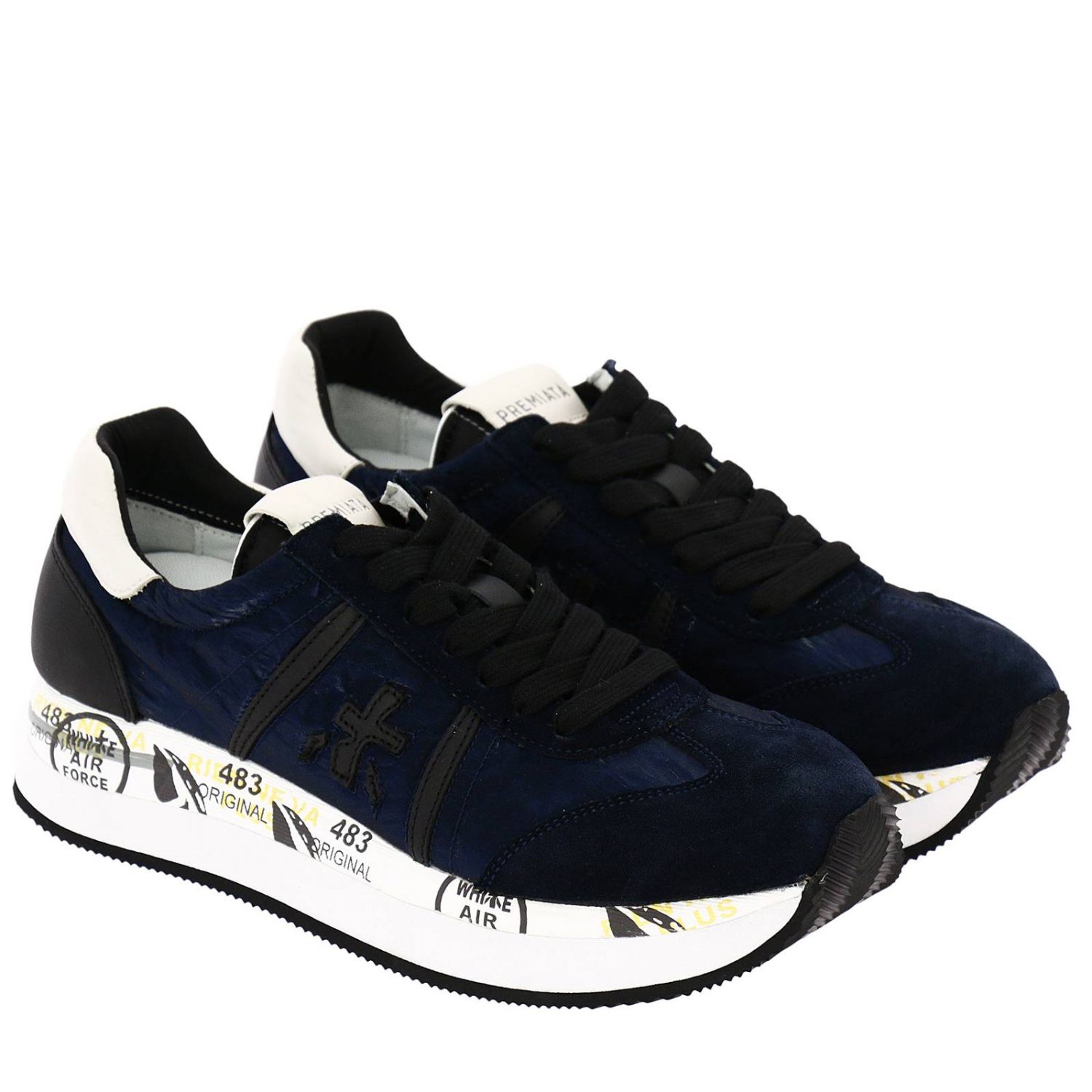 Premiata Outlet: Shoes women - Blue | Sneakers Premiata CONNY GIGLIO.COM
