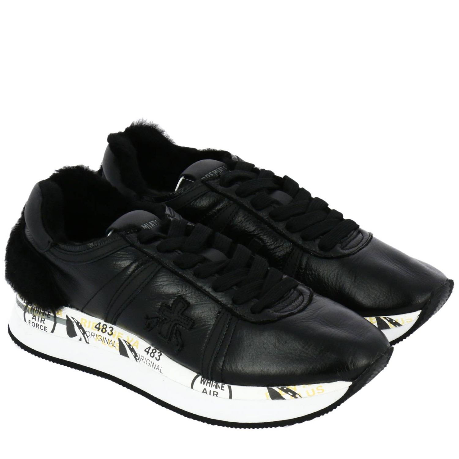Premiata Outlet: Shoes women - Black | Sneakers Premiata CONNY GIGLIO.COM
