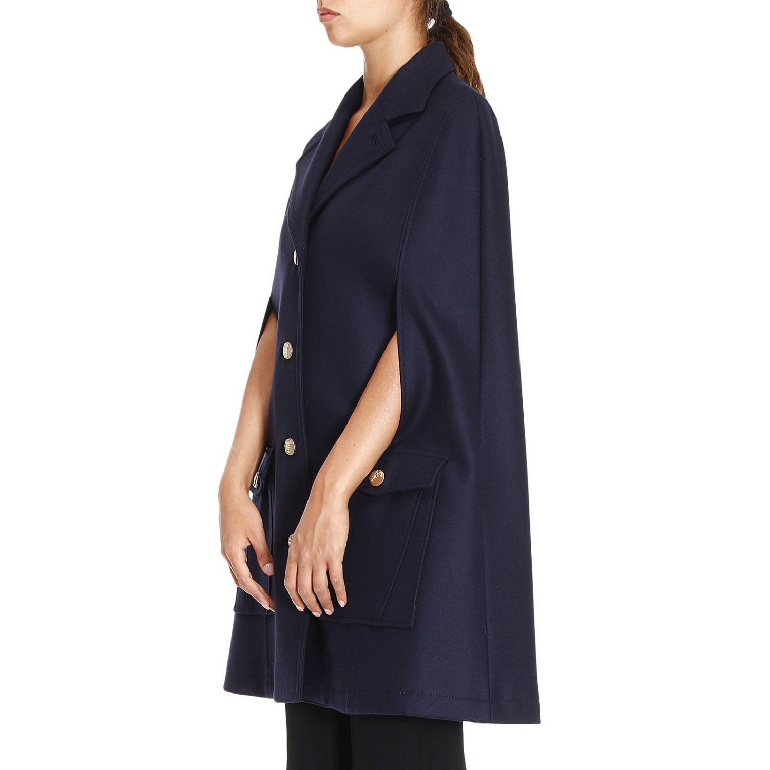 versace cape coat