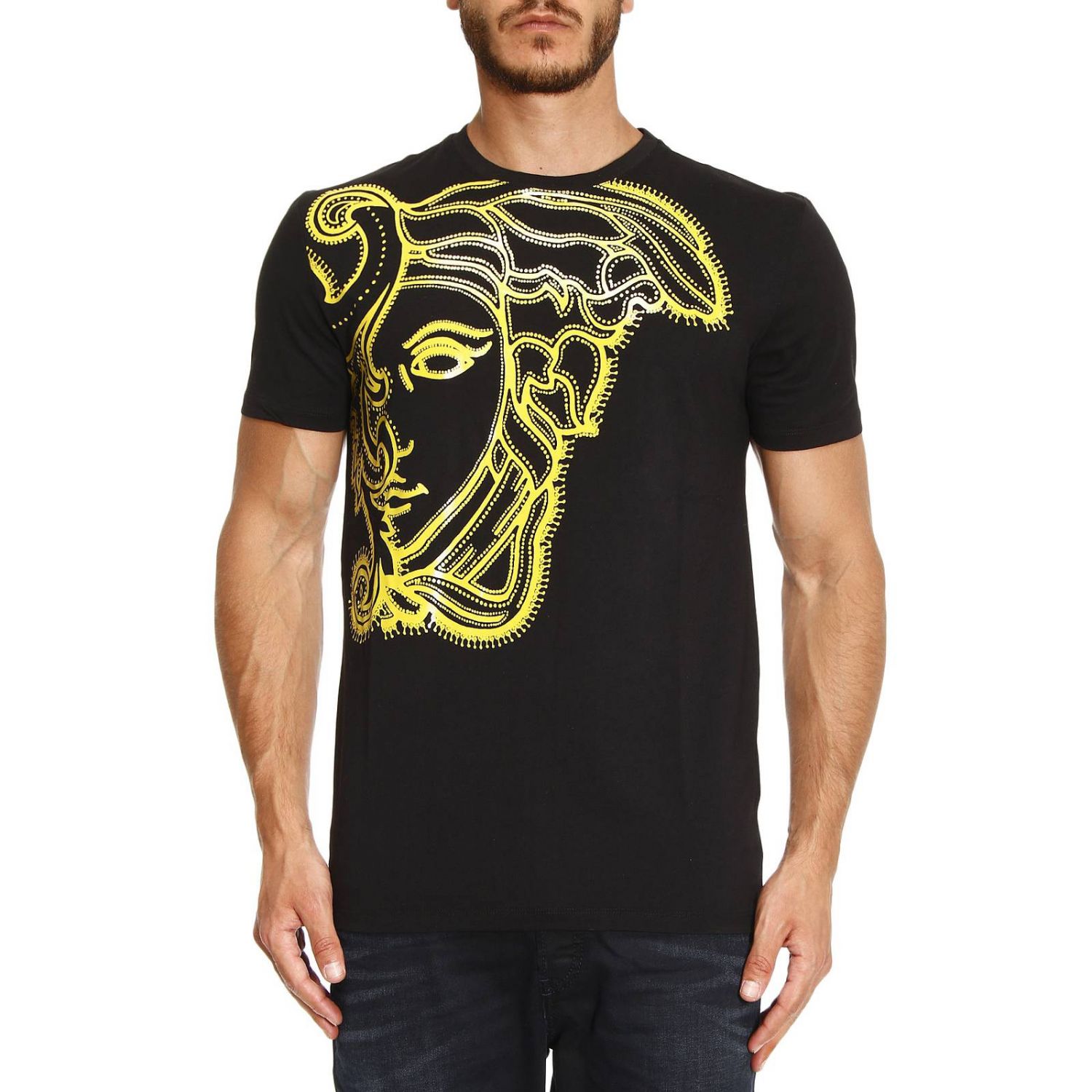 T-Shirt Versace Collection Homme Noir 