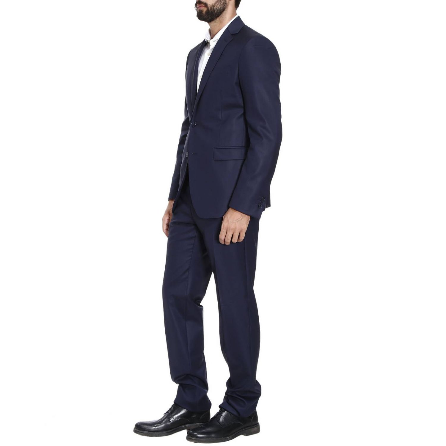 Versace Collection Outlet: Traje hombre - Azul Oscuro | Traje Versace  Collection V100099 VT00057 GIGLIO.COM