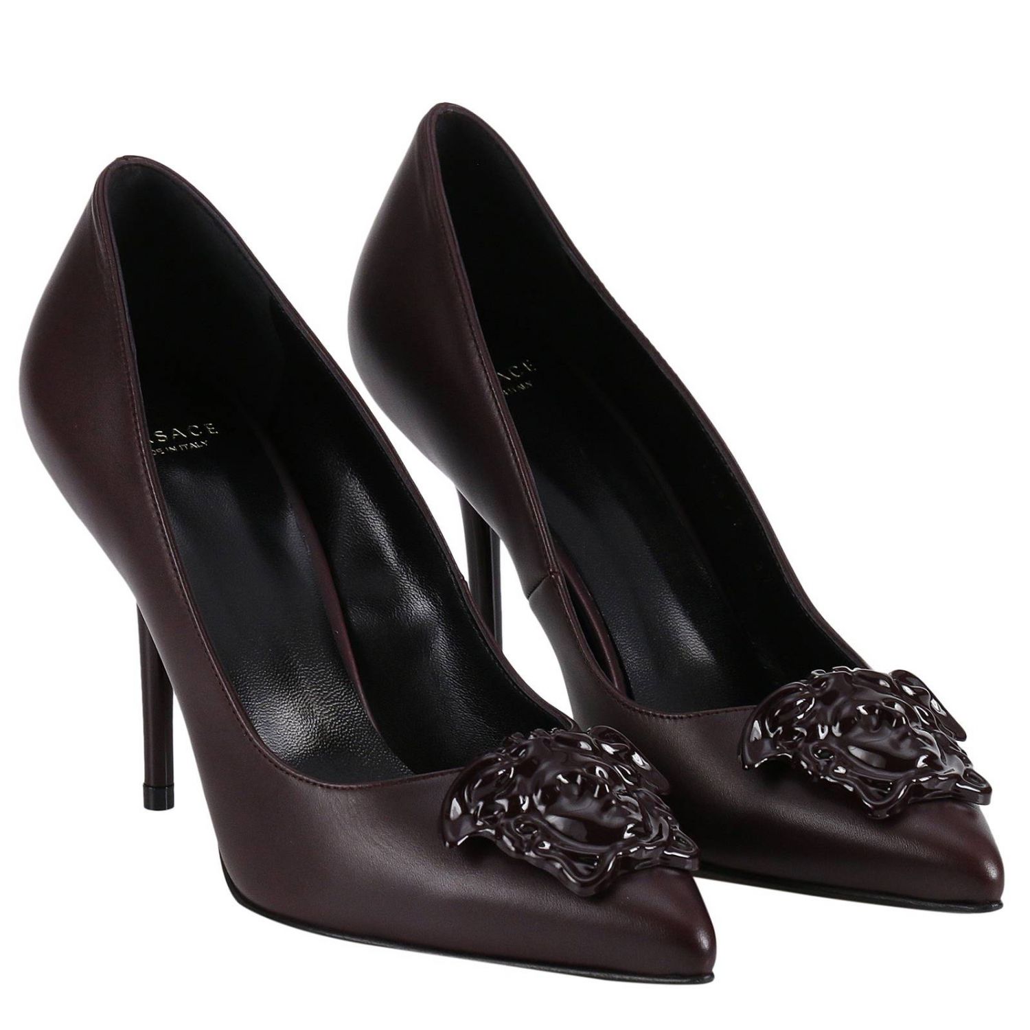 Versace Outlet: Shoes women | Pumps Versace Women Burgundy | Pumps ...