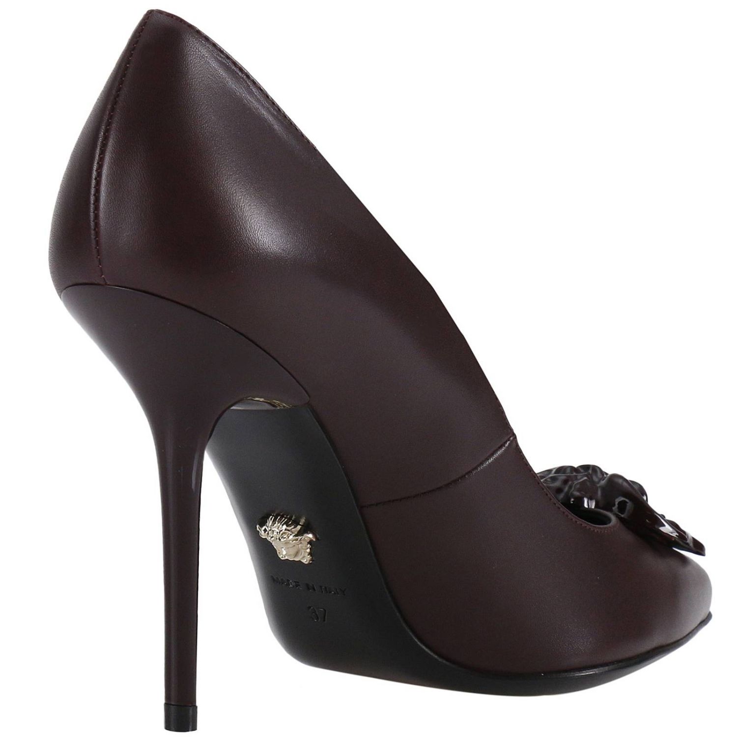 Versace Outlet: Shoes women | Pumps Versace Women Burgundy | Pumps ...