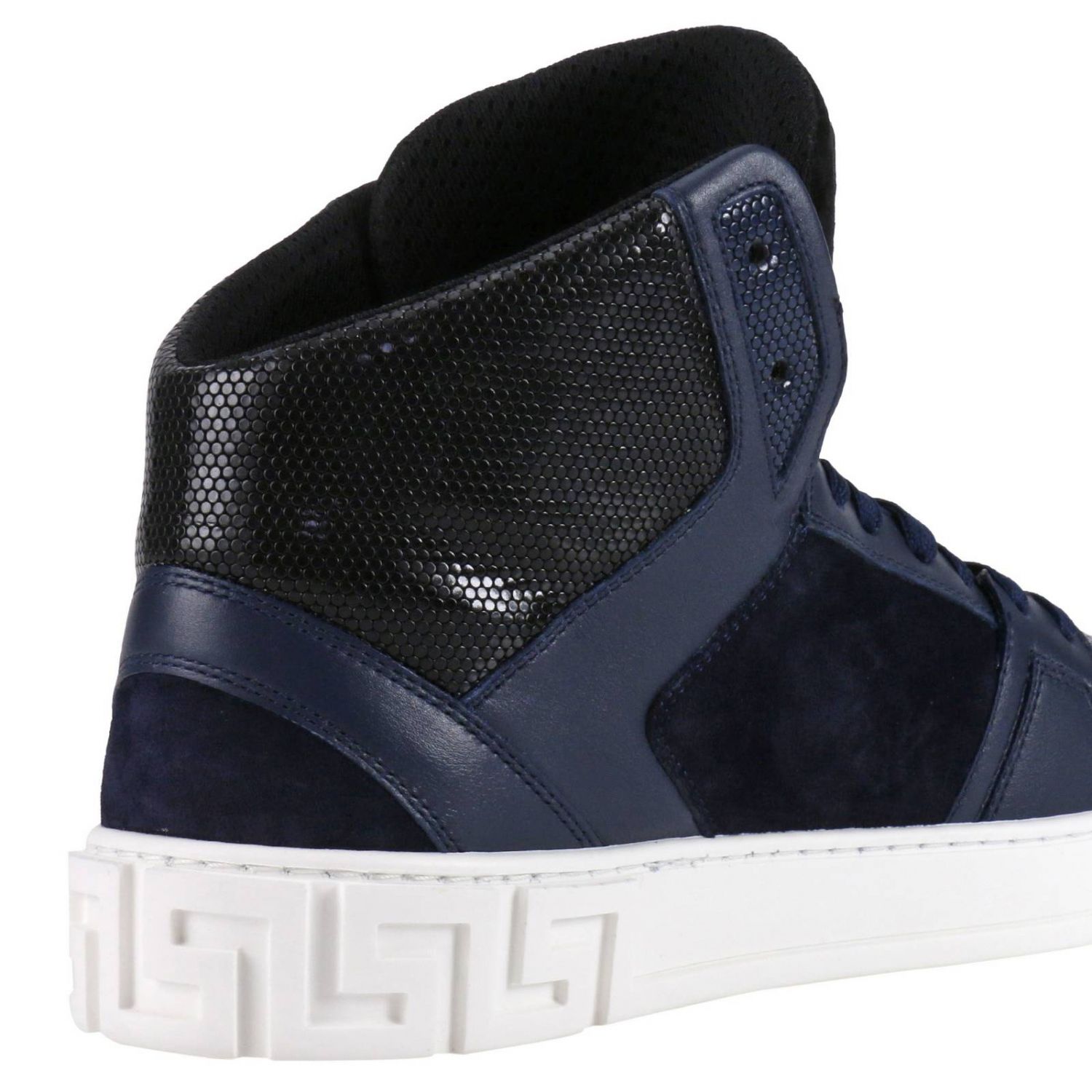 chaussure versace bleu