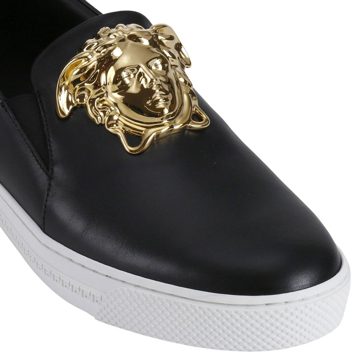 versace shoes men black
