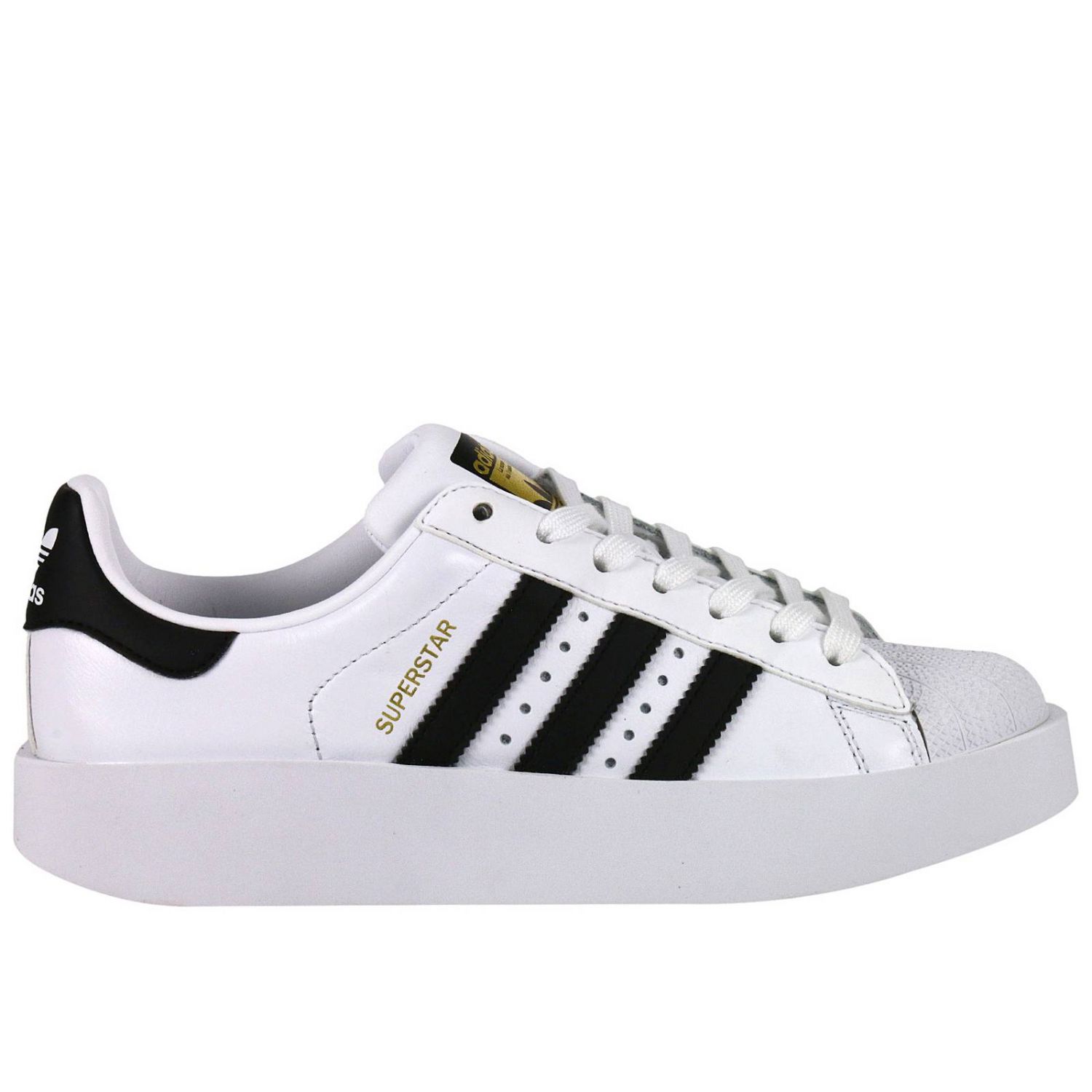 Adidas Originals Outlet: Sneaker Superstar Bold W platform Originals in  pelle con intersuola in EVA - Bianco | Sneakers Adidas Originals BA7666  GIGLIO.COM