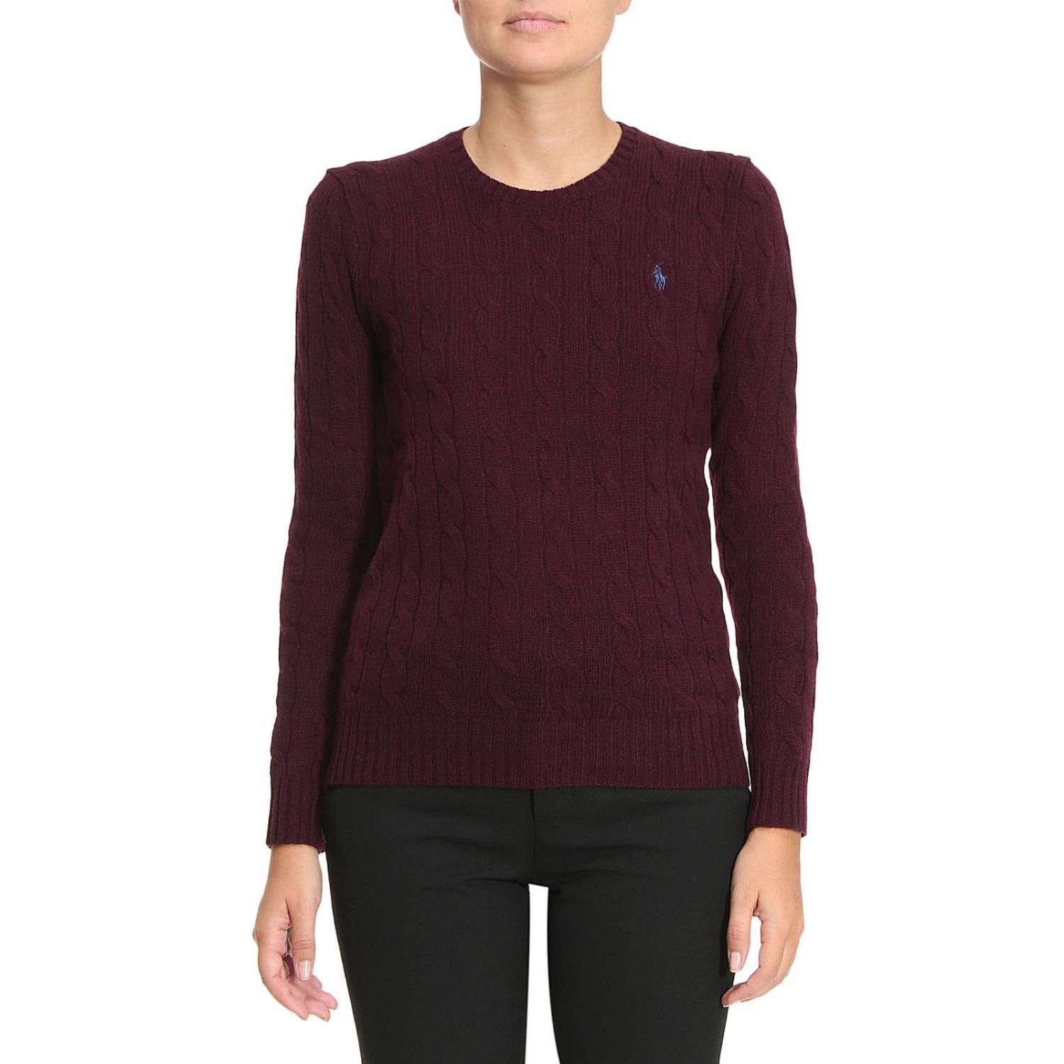 Polo Ralph Lauren Outlet: Sweater women | Sweater Polo Ralph Lauren Women Burgundy | Sweater 