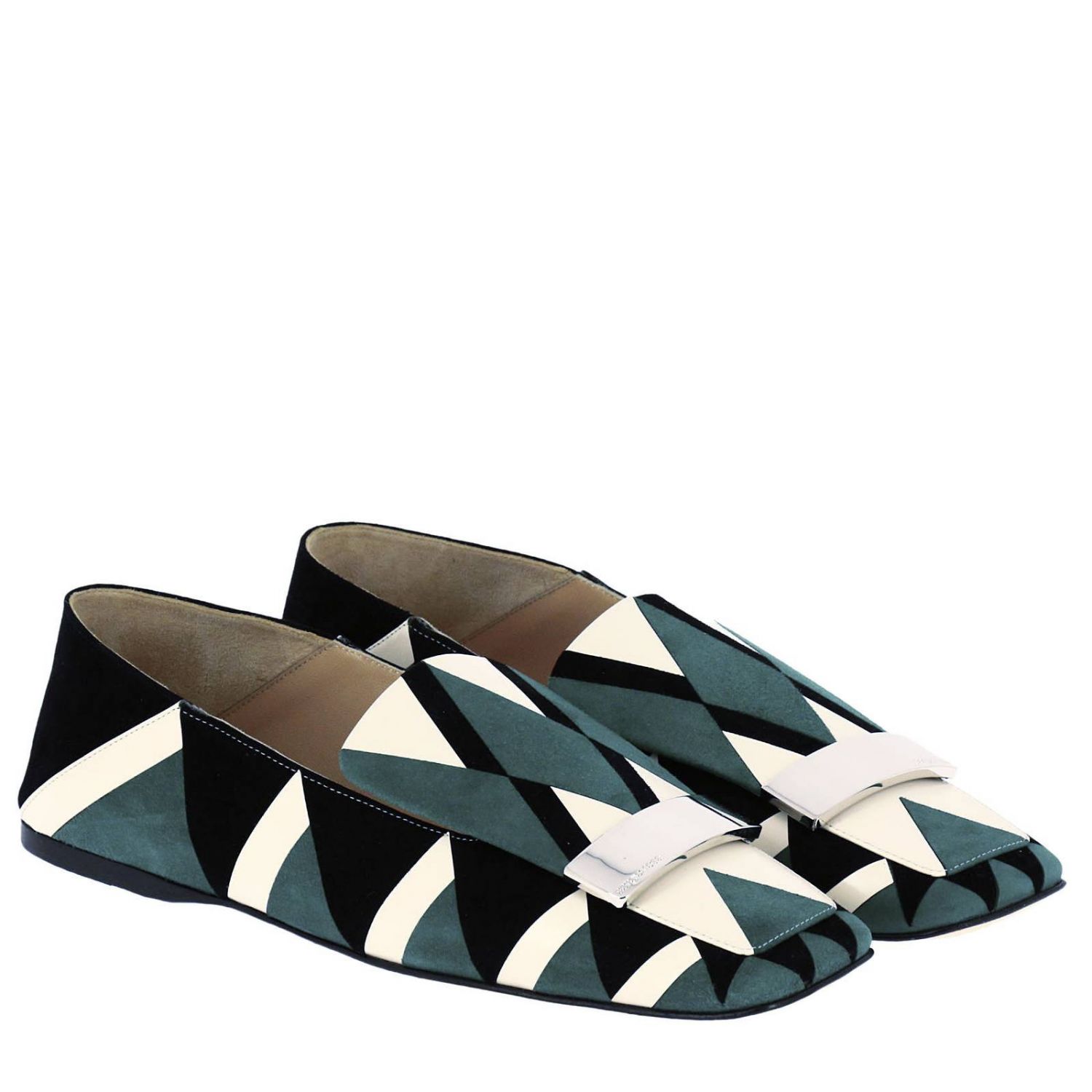 sergio rossi ballerina flat