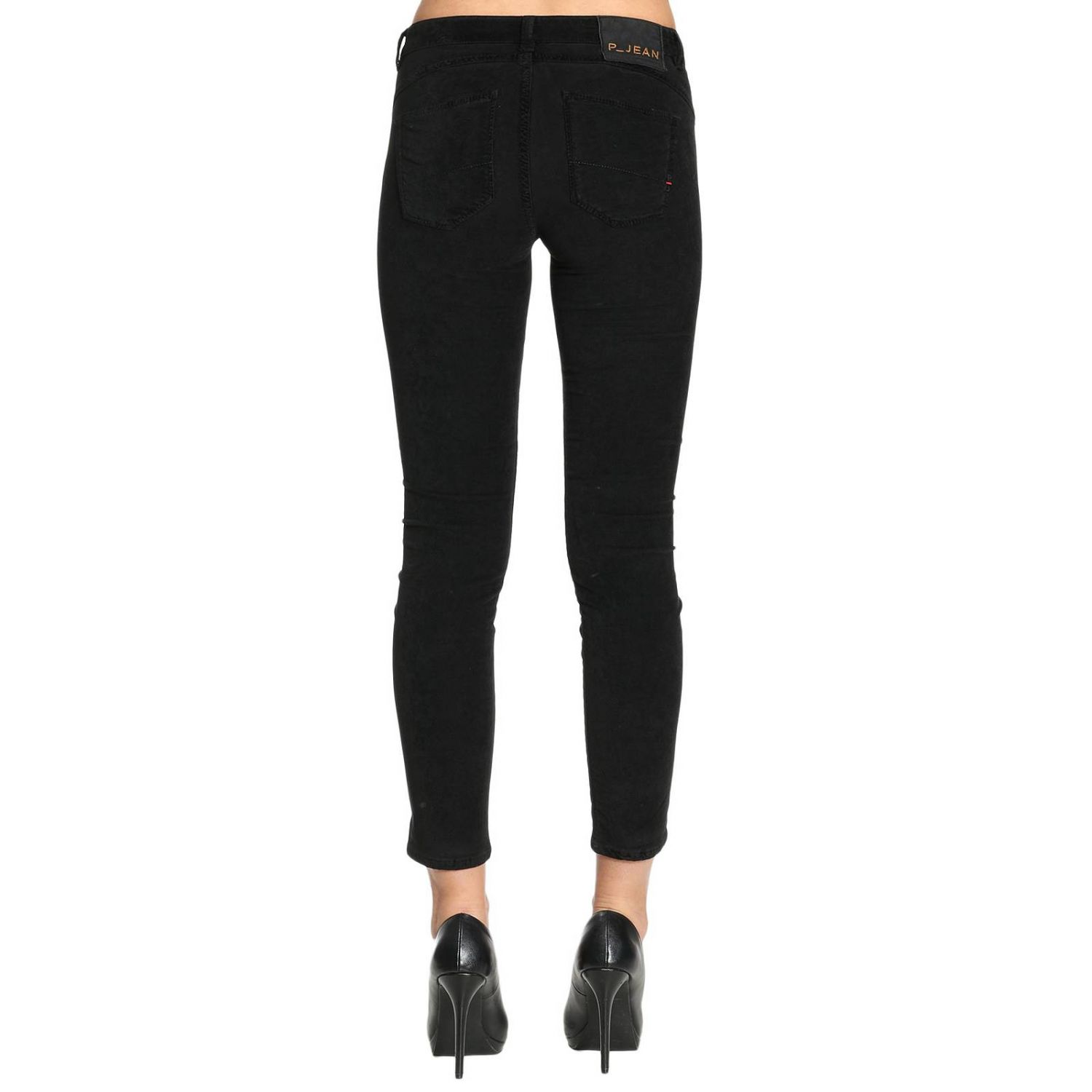 P_Jean Outlet: Pants women | Pants P_Jean Women Black | Pants P_Jean ...