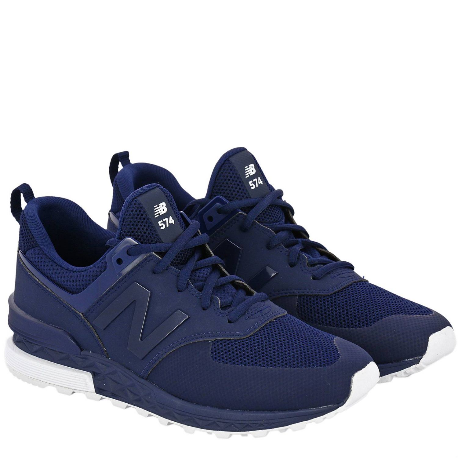 New Balance Outlet: Shoes men - Navy | Sneakers New Balance MS574SNV ...