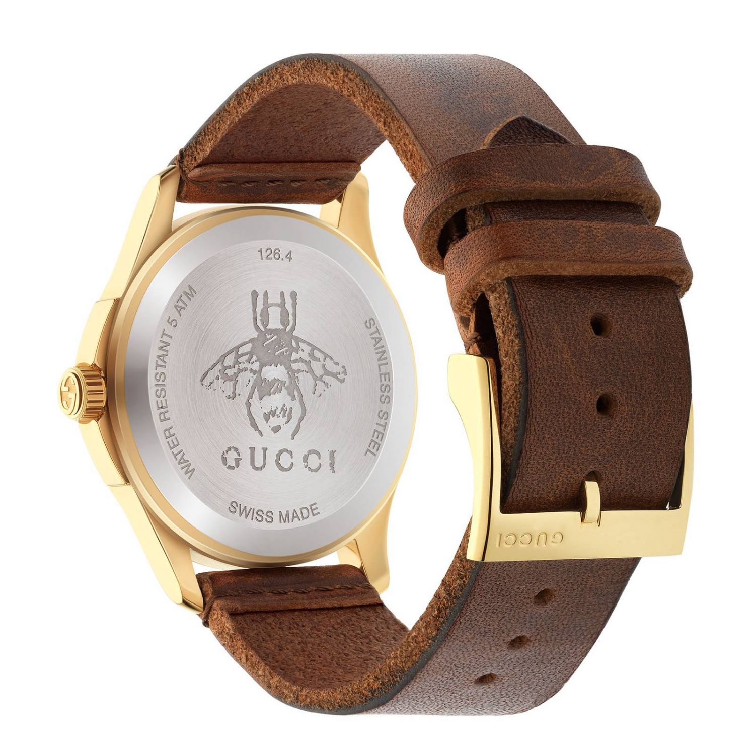 Uhren Gucci: Le Marché des Merveilles Uhr mit 38mm Gehäuse und Bienen Motiv braun 2