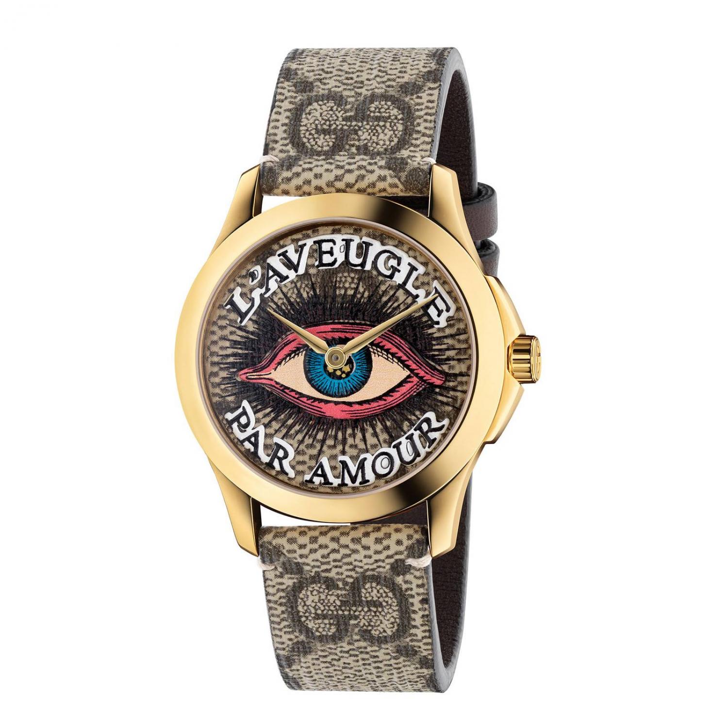 GUCCI Watch men Watch Gucci Men Brown Watch Gucci YA1264022 Giglio EN