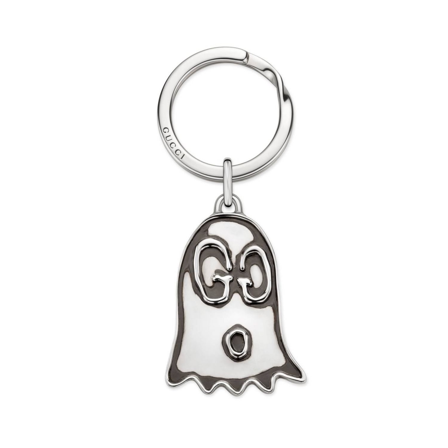 GUCCI: Ghost Keychain in 925 sterling 