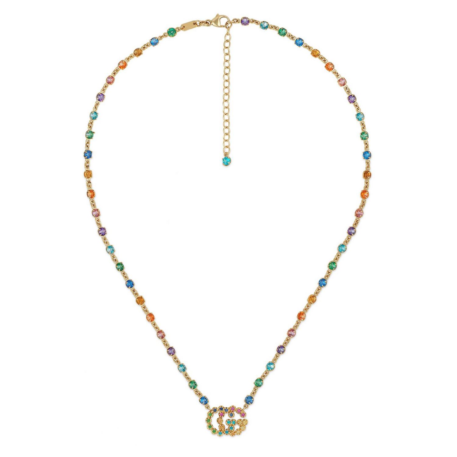 gg running necklace with topaz