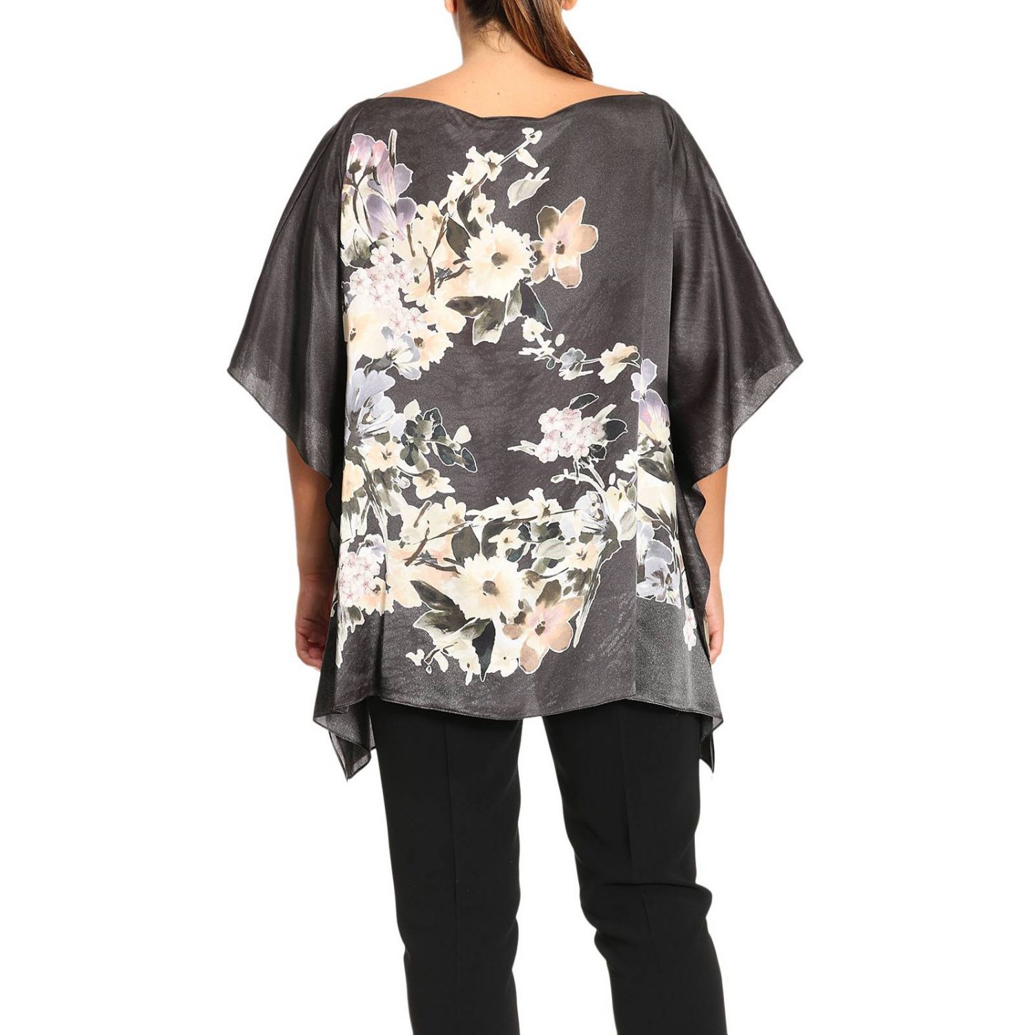 Marina Rinaldi Outlet: Top women - Black | Top Marina Rinaldi 41930770  100423 GIGLIO.COM