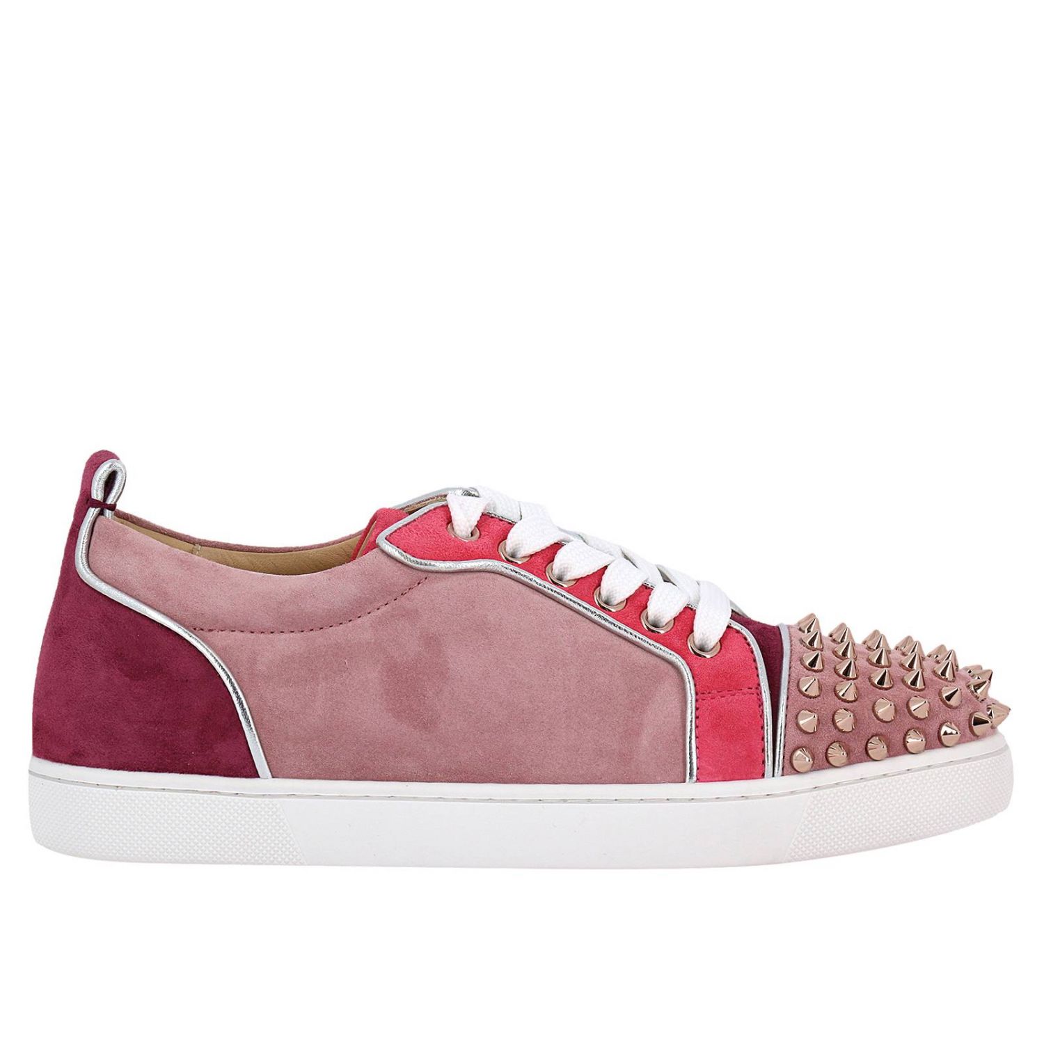 pink louboutins sneakers