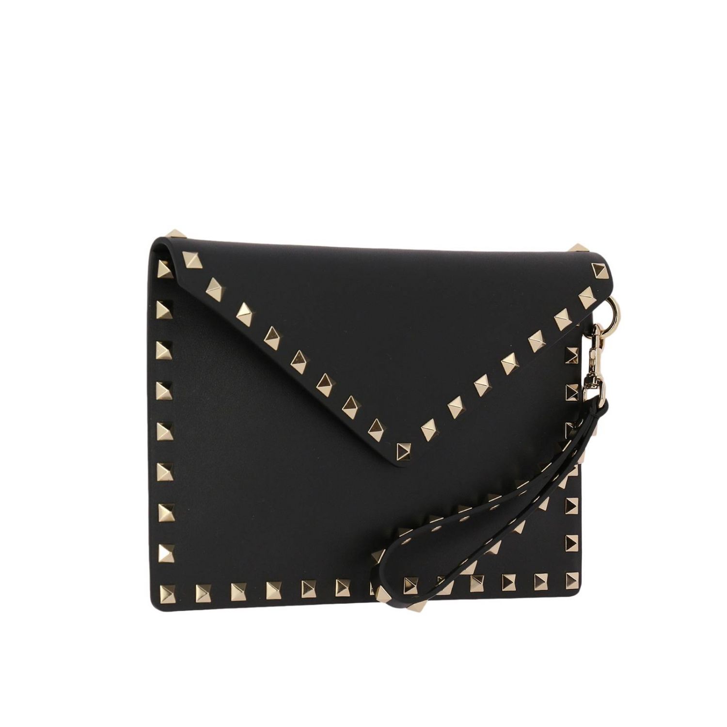 black clutch bag valentino